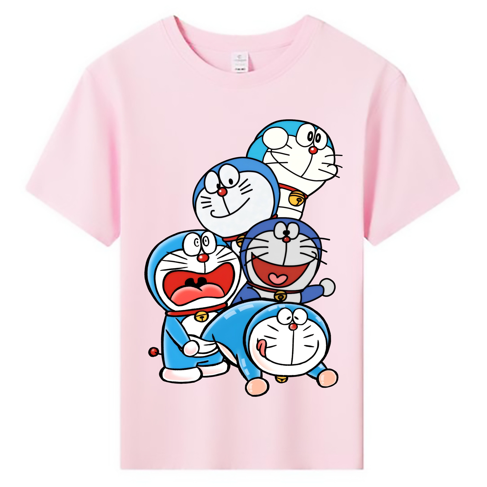 （画像用） ドラえもん Doraemon 綿100％キッズTシャツ（フロントプリント）
