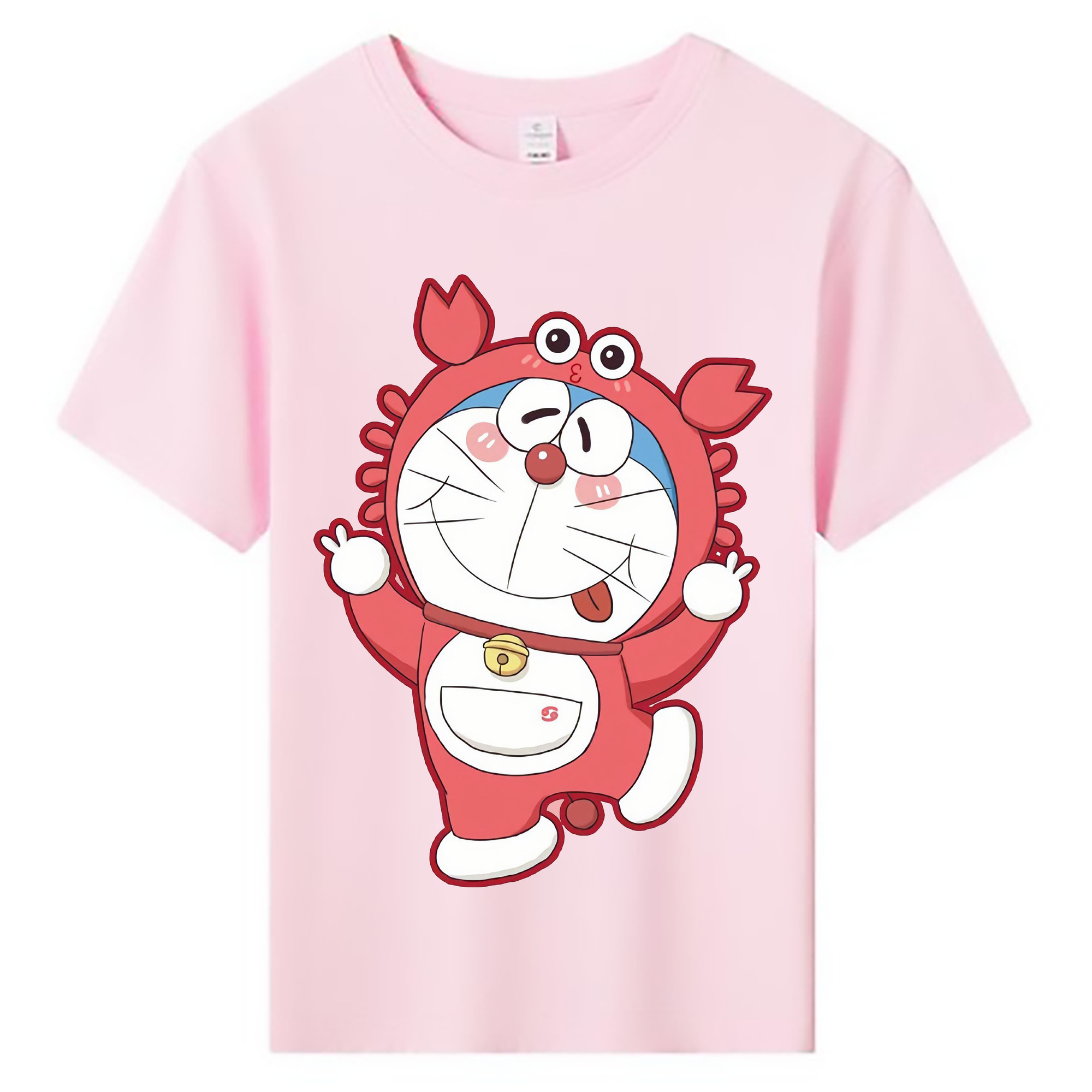 （画像用） ドラえもん Doraemon 綿100％キッズTシャツ（フロントプリント）