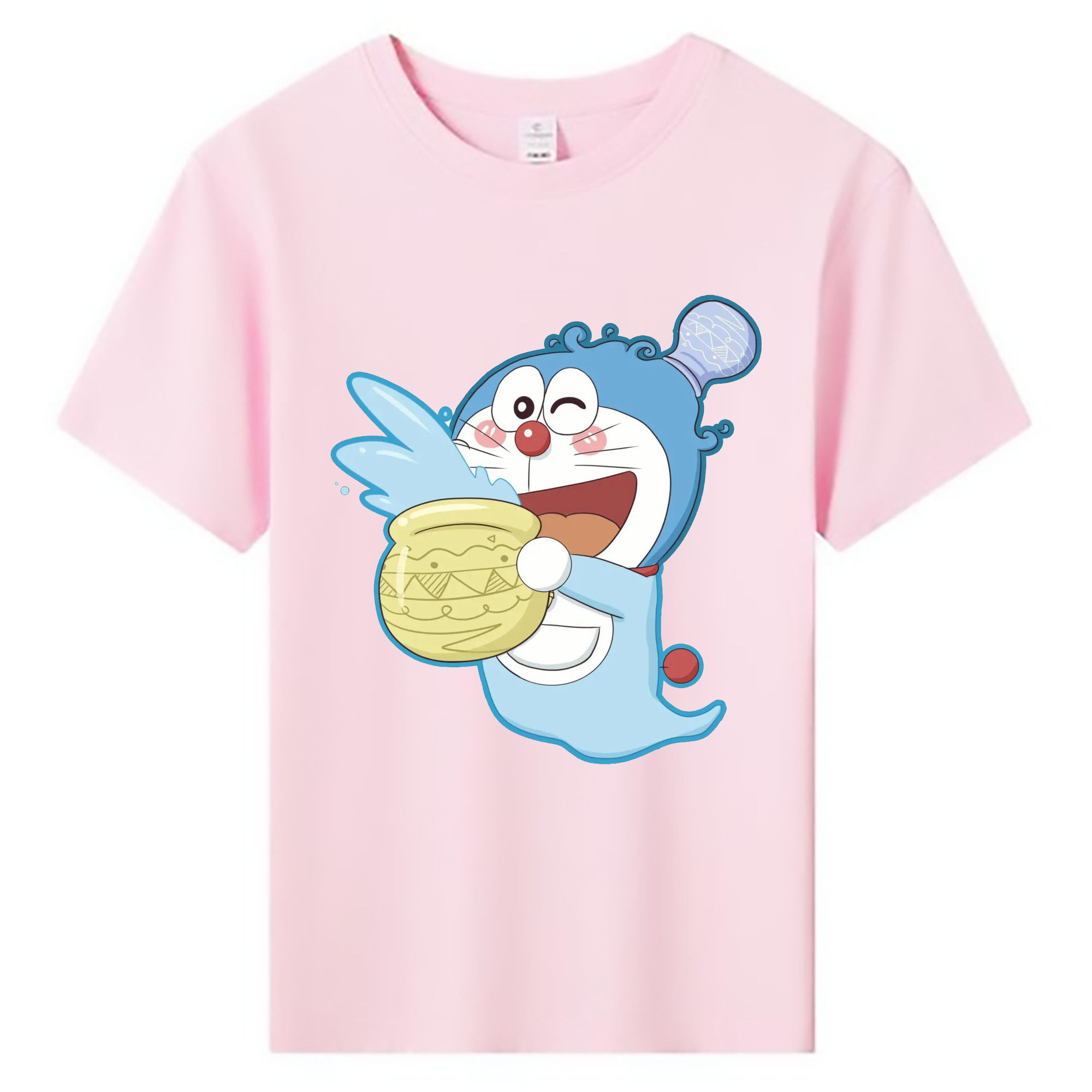 （画像用） ドラえもん Doraemon 綿100％キッズTシャツ（フロントプリント）