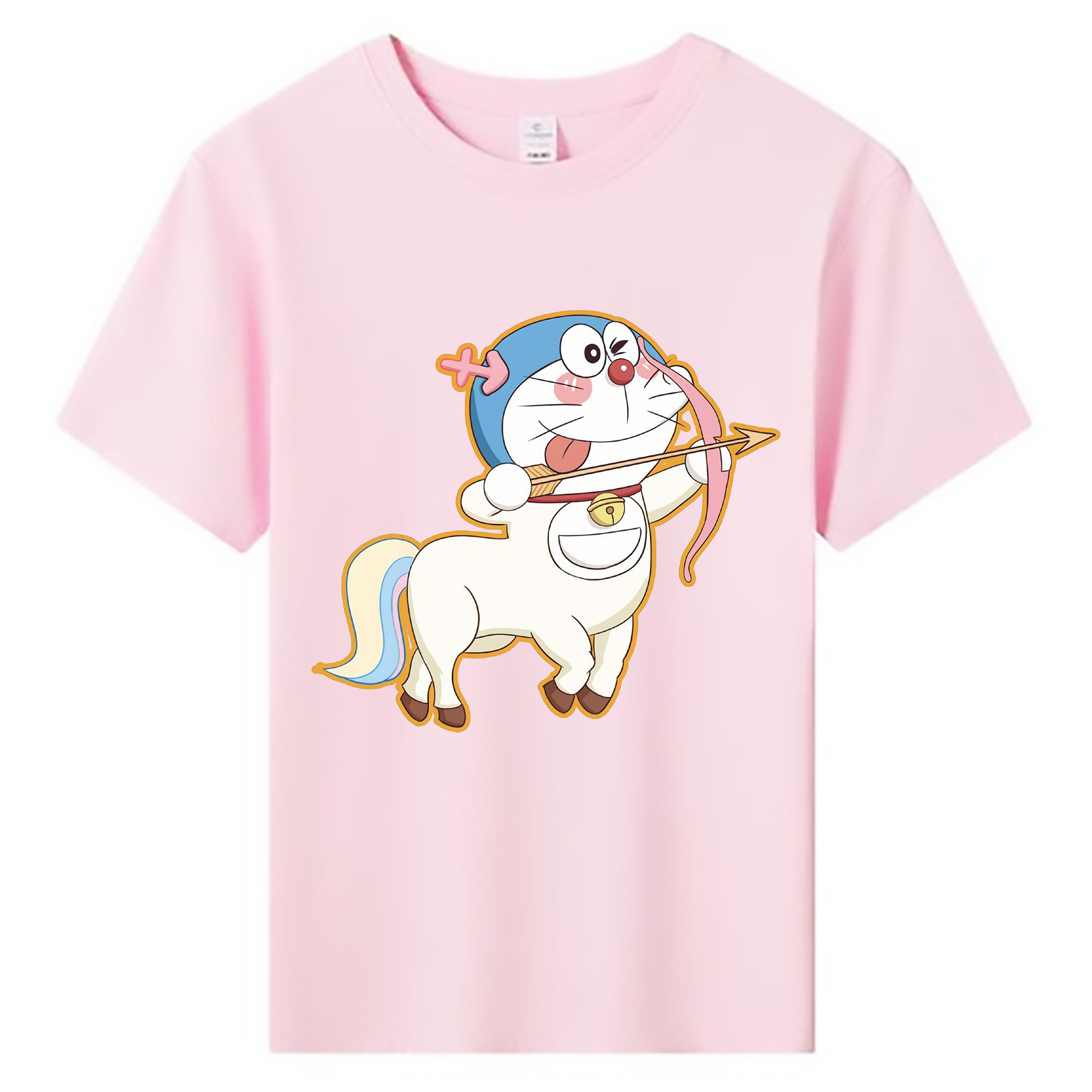 （画像用） ドラえもん Doraemon 綿100％キッズTシャツ（フロントプリント）