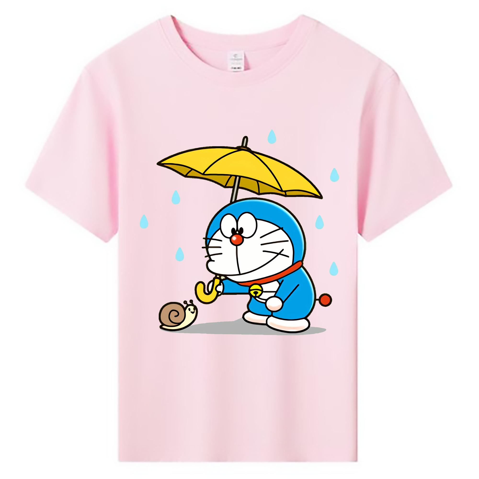 （画像用） ドラえもん Doraemon 綿100％キッズTシャツ（フロントプリント）