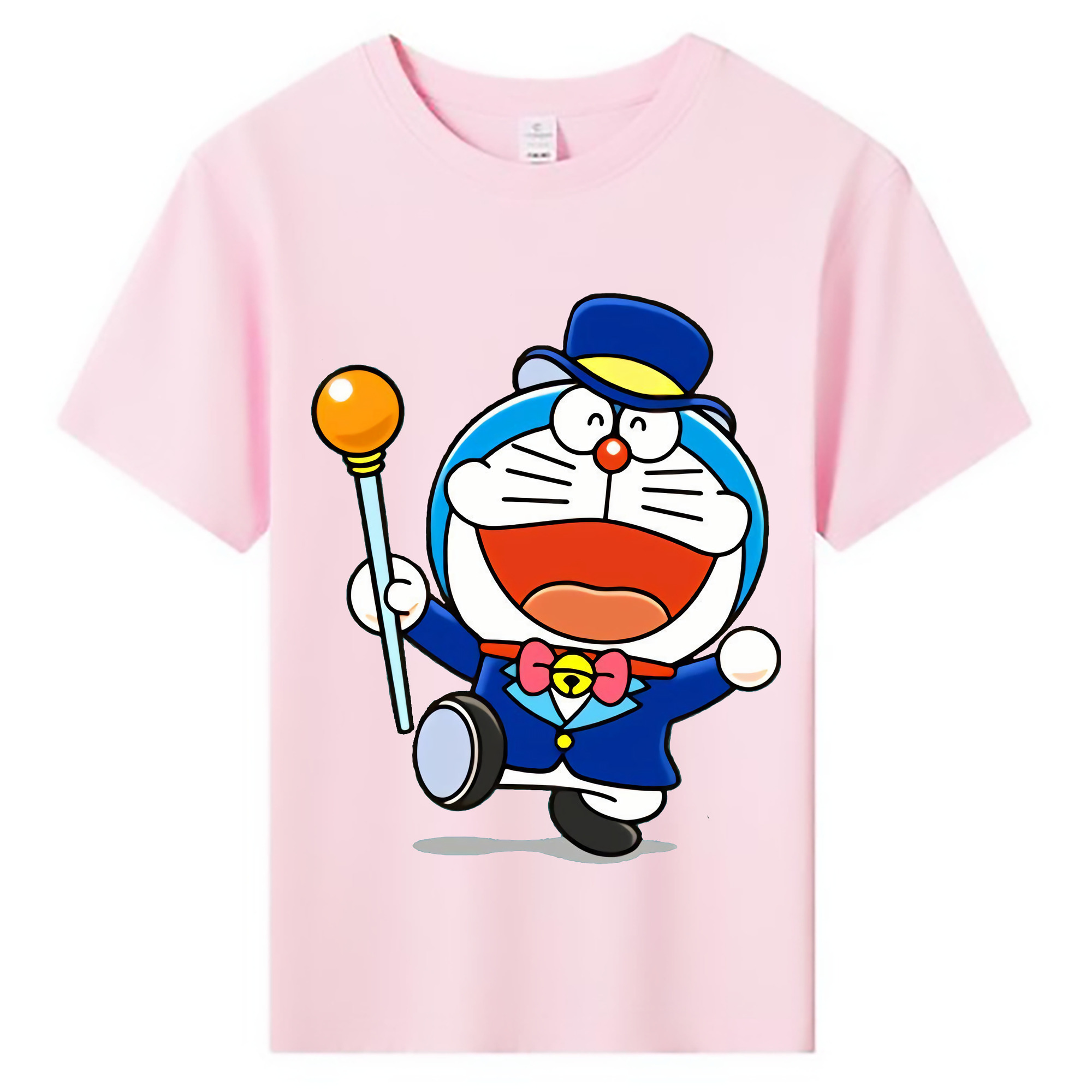 （画像用） ドラえもん Doraemon 綿100％キッズTシャツ（フロントプリント）