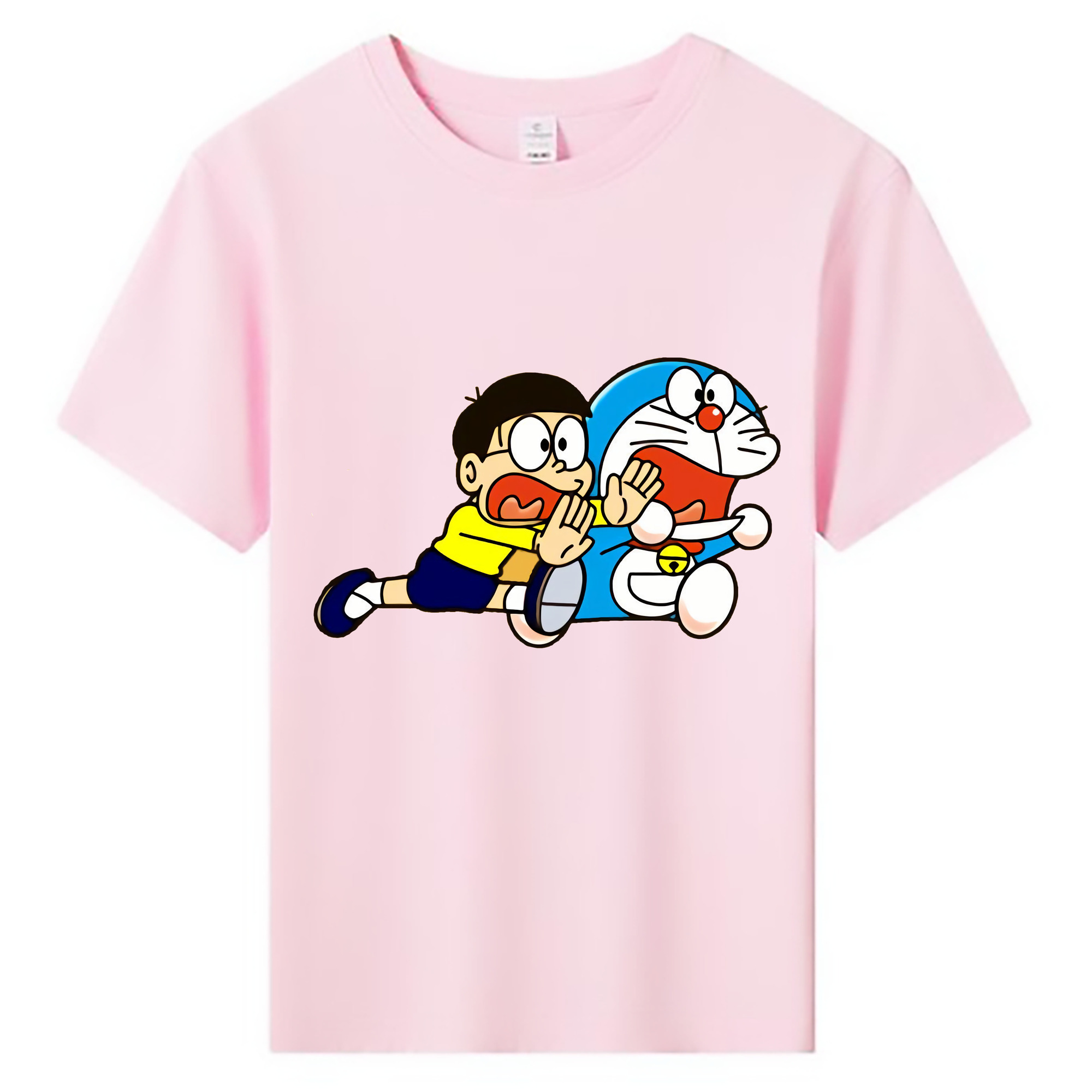 （画像用） ドラえもん Doraemon 綿100％キッズTシャツ（フロントプリント）