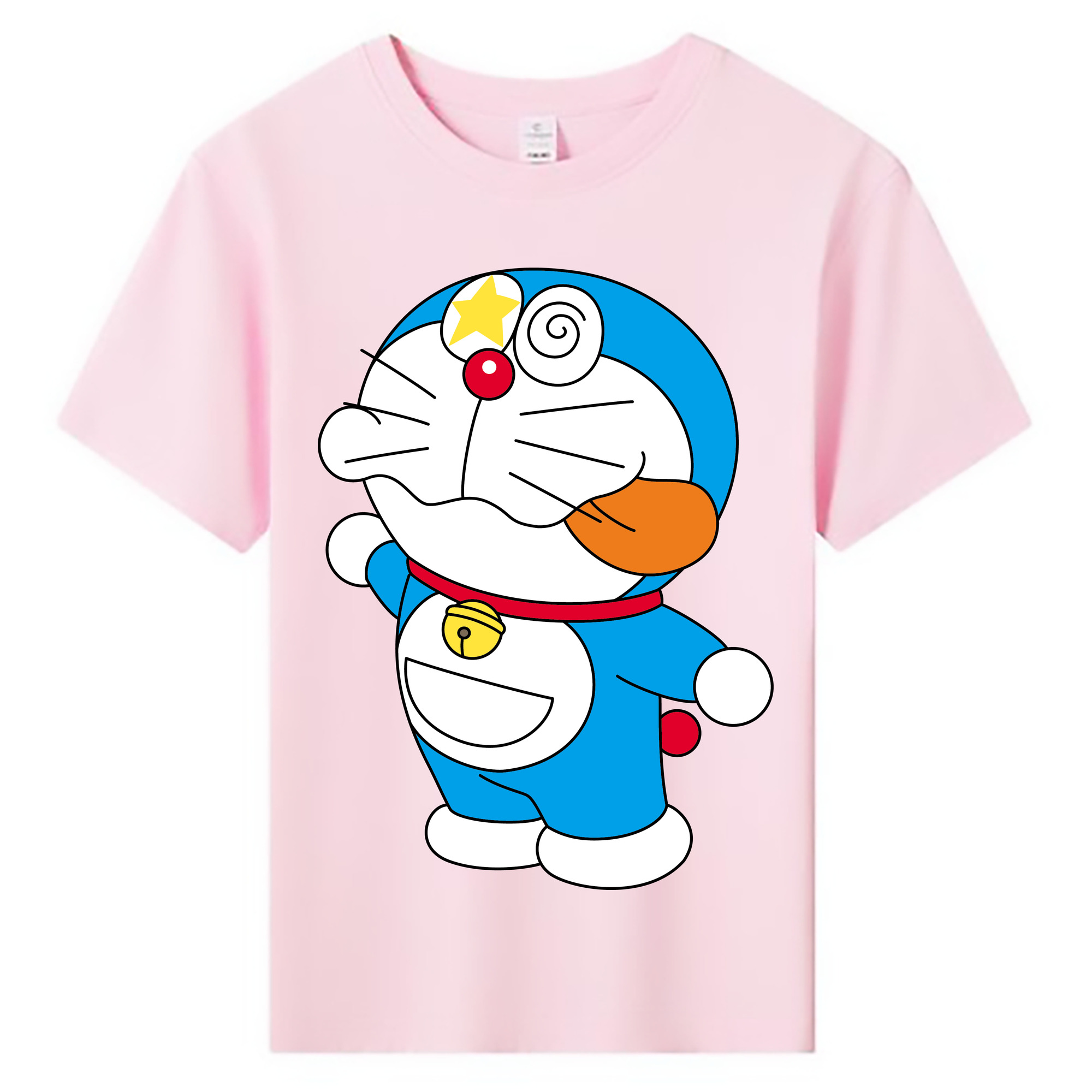 （画像用） ドラえもん Doraemon 綿100％キッズTシャツ（フロントプリント）