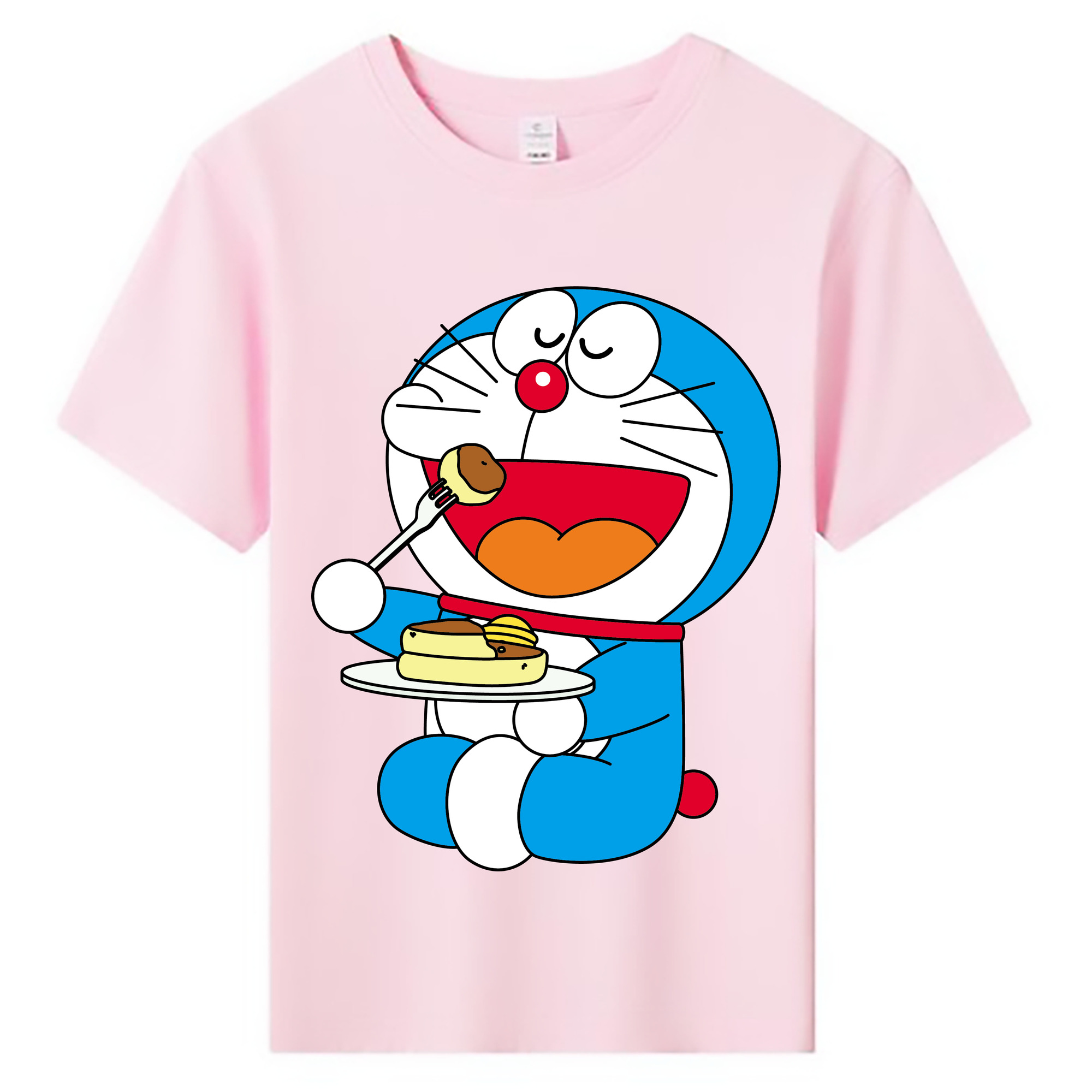 （画像用） ドラえもん Doraemon 綿100％キッズTシャツ（フロントプリント）