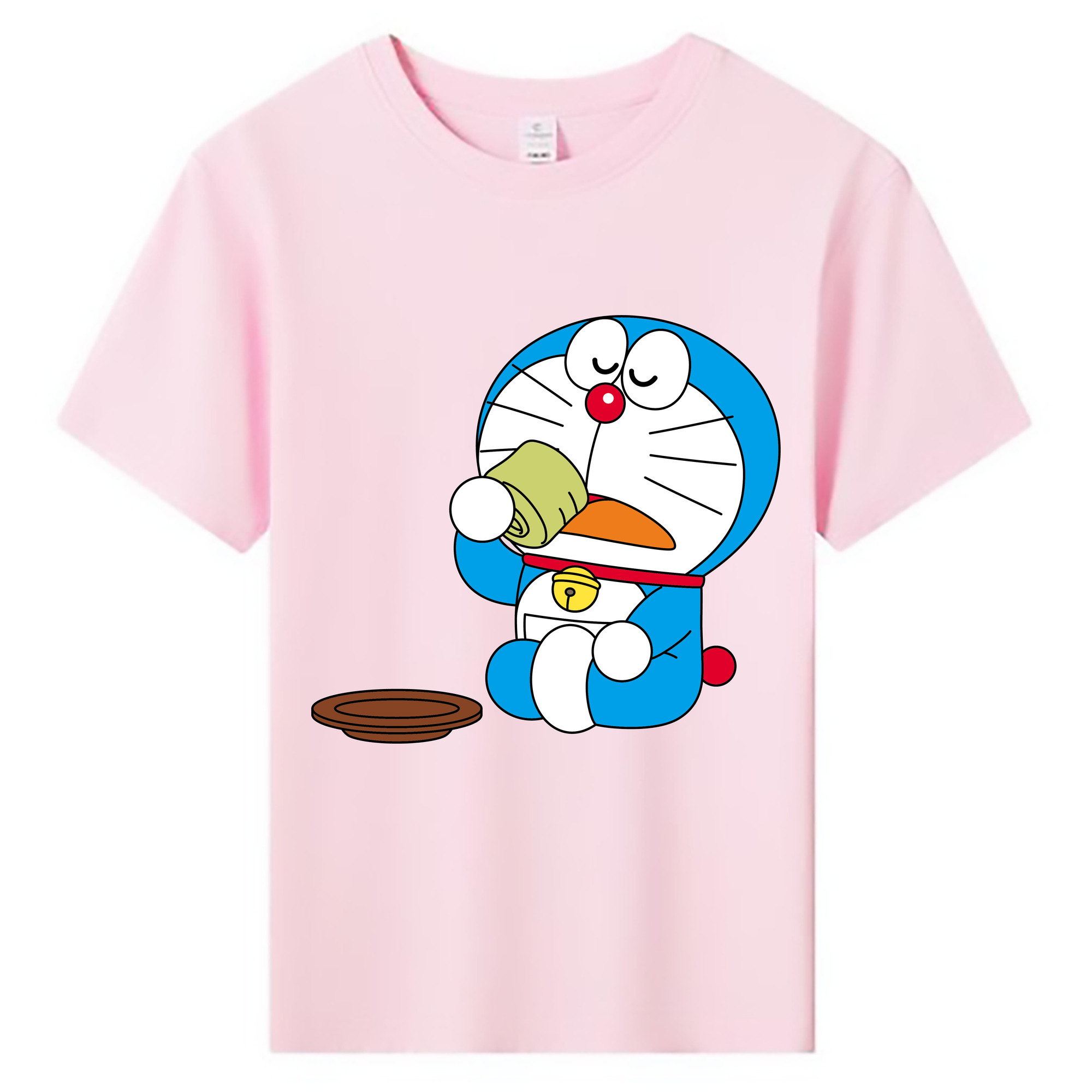 （画像用） ドラえもん Doraemon 綿100％キッズTシャツ（フロントプリント）
