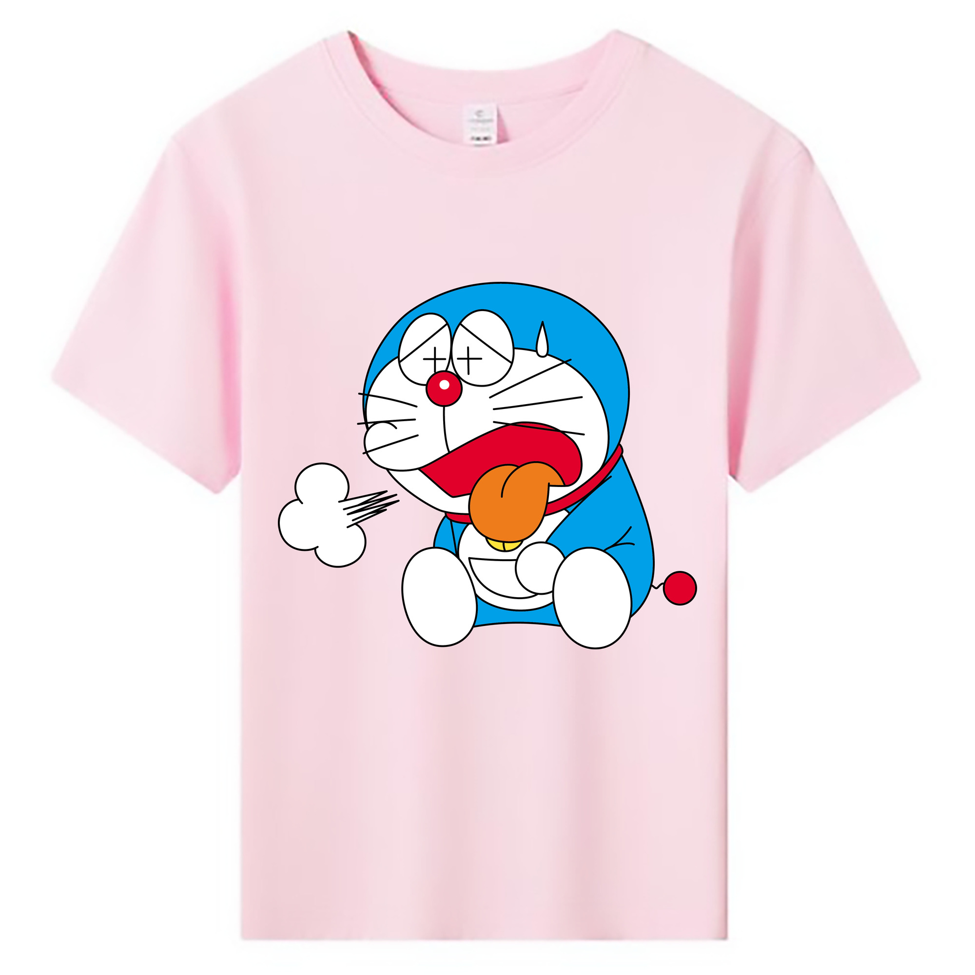 （画像用） ドラえもん Doraemon 綿100％キッズTシャツ（フロントプリント）