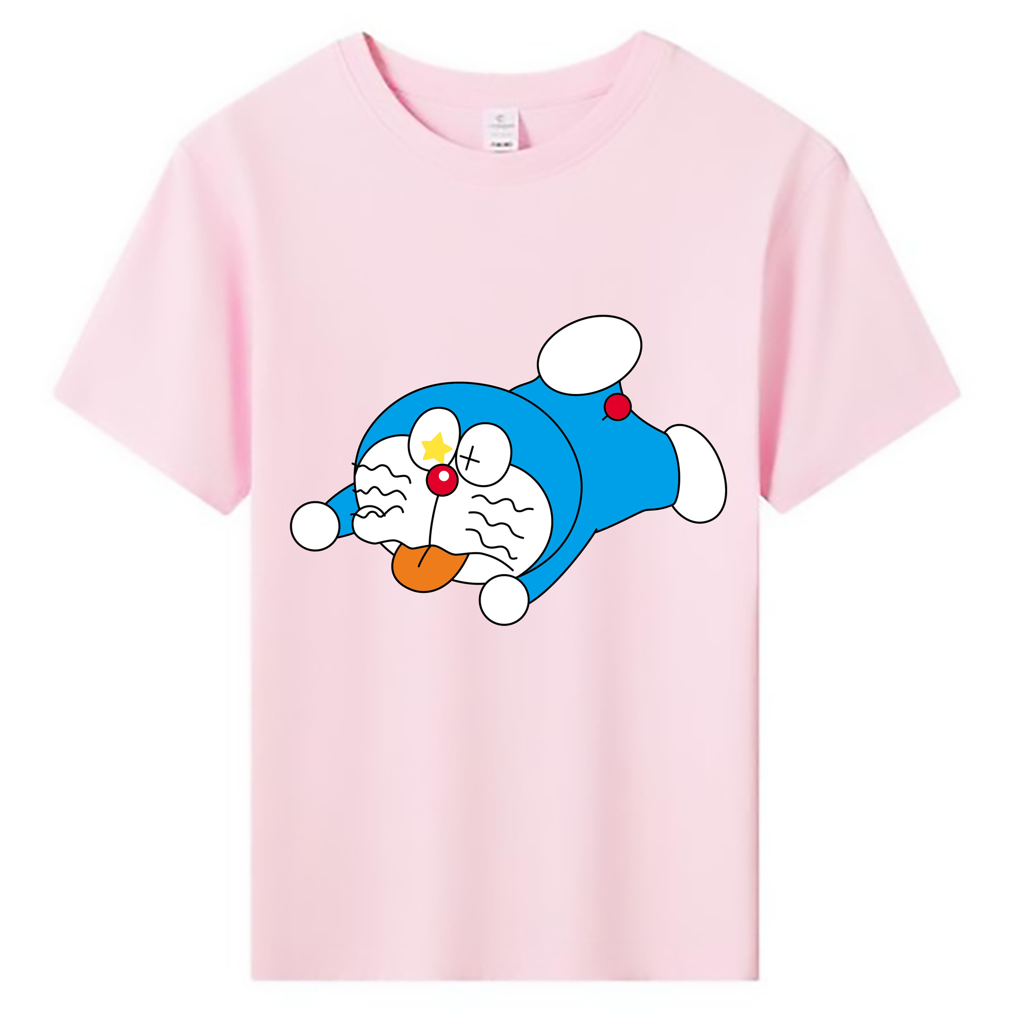 （画像用） ドラえもん Doraemon 綿100％キッズTシャツ（フロントプリント）