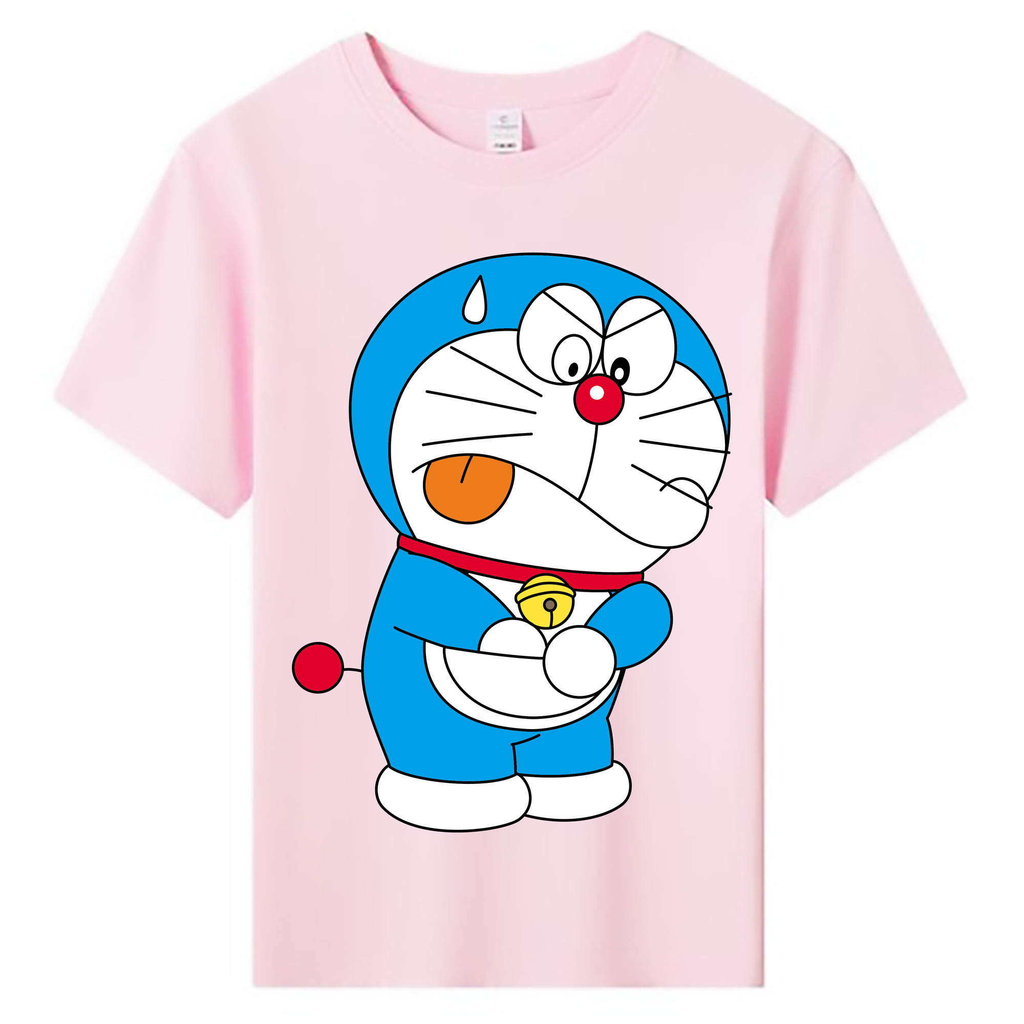 （画像用） ドラえもん Doraemon 綿100％キッズTシャツ（フロントプリント）