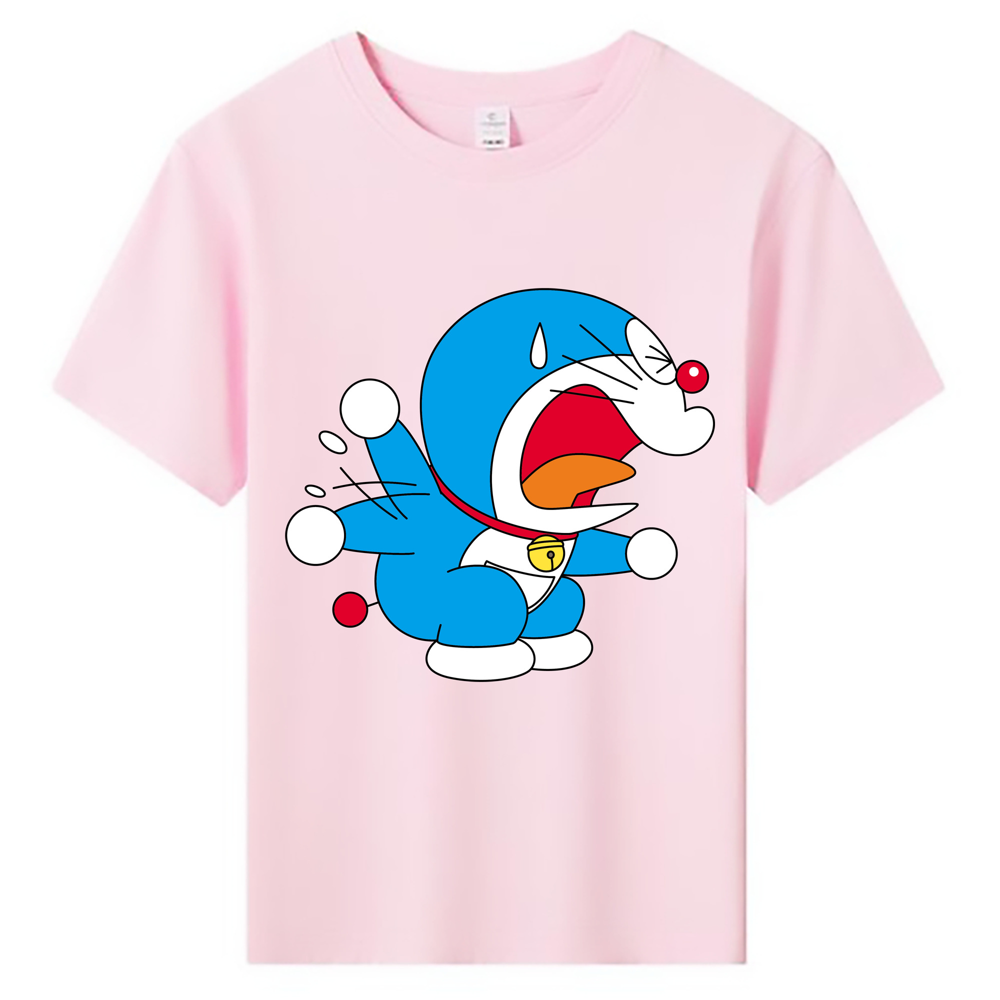 （画像用） ドラえもん Doraemon 綿100％キッズTシャツ（フロントプリント）