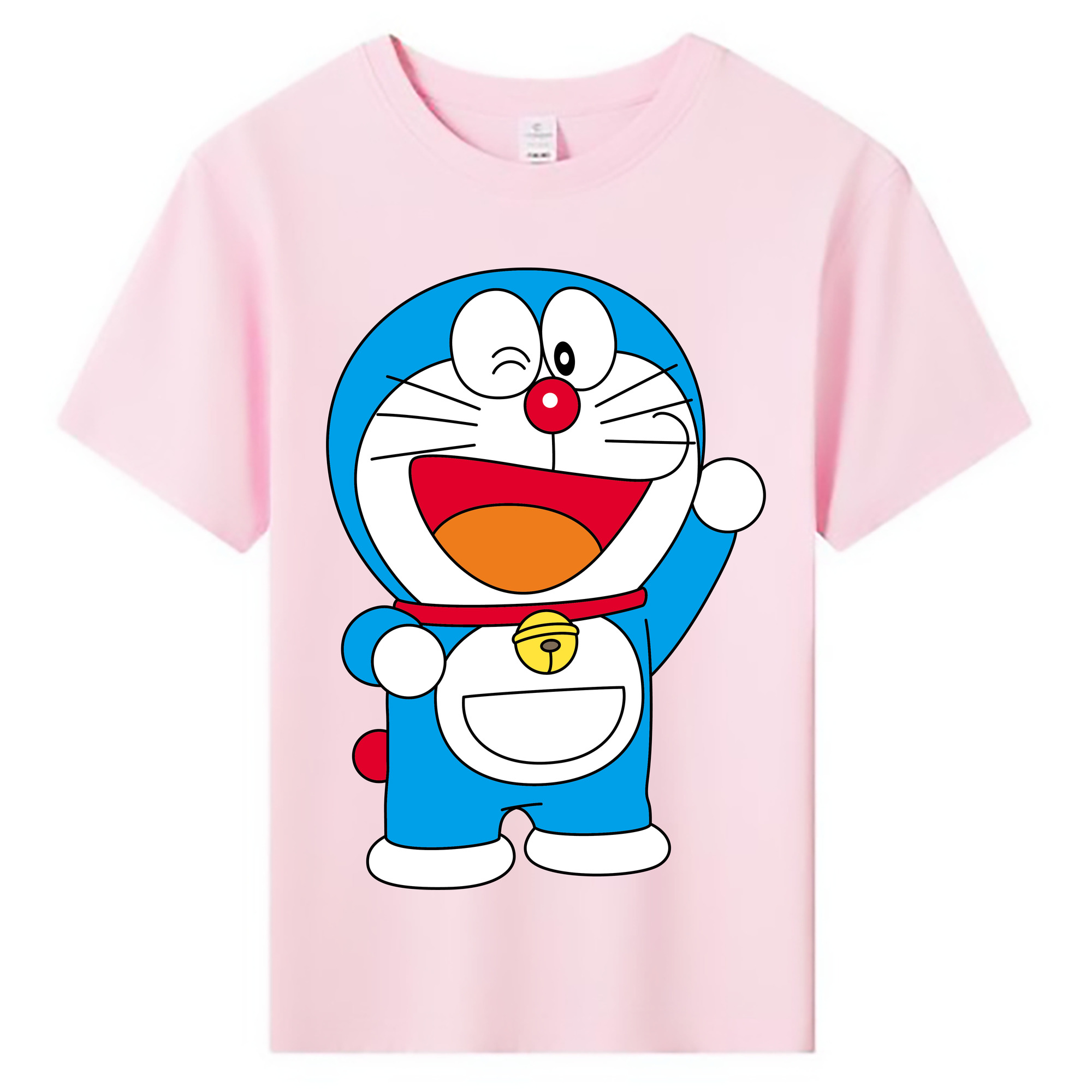 （画像用） ドラえもん Doraemon 綿100％キッズTシャツ（フロントプリント）