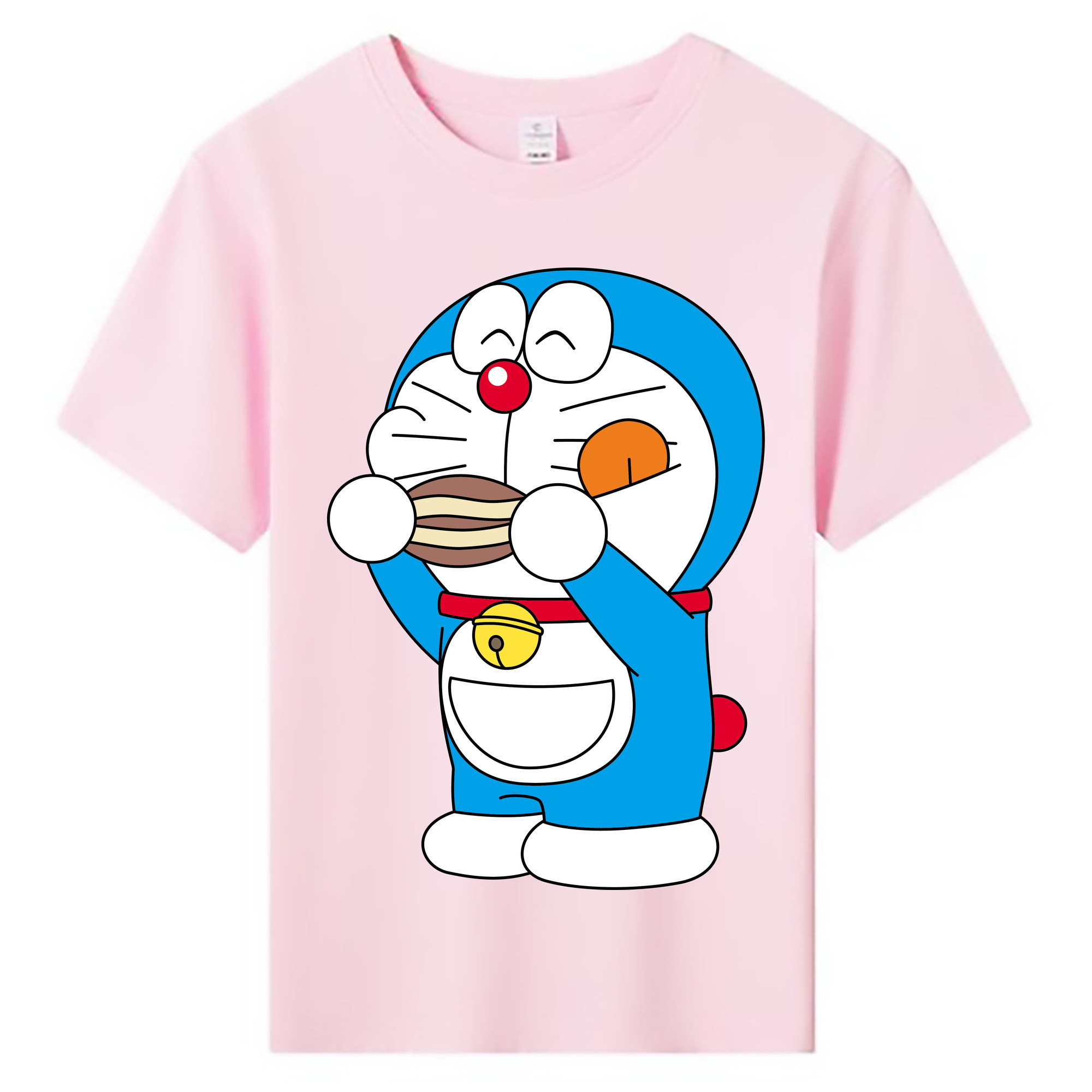 （画像用） ドラえもん Doraemon 綿100％キッズTシャツ（フロントプリント）