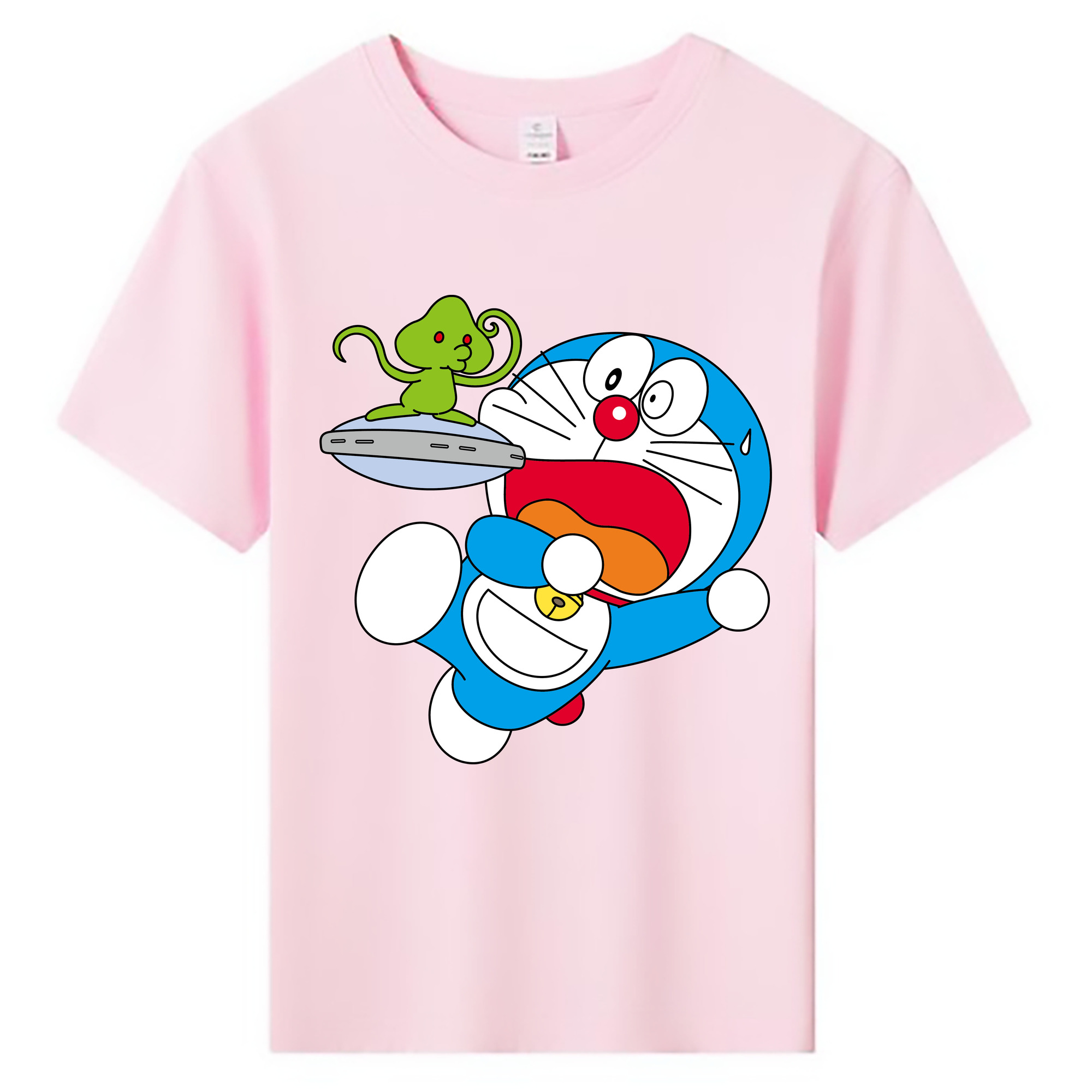 （画像用） ドラえもん Doraemon 綿100％キッズTシャツ（フロントプリント）
