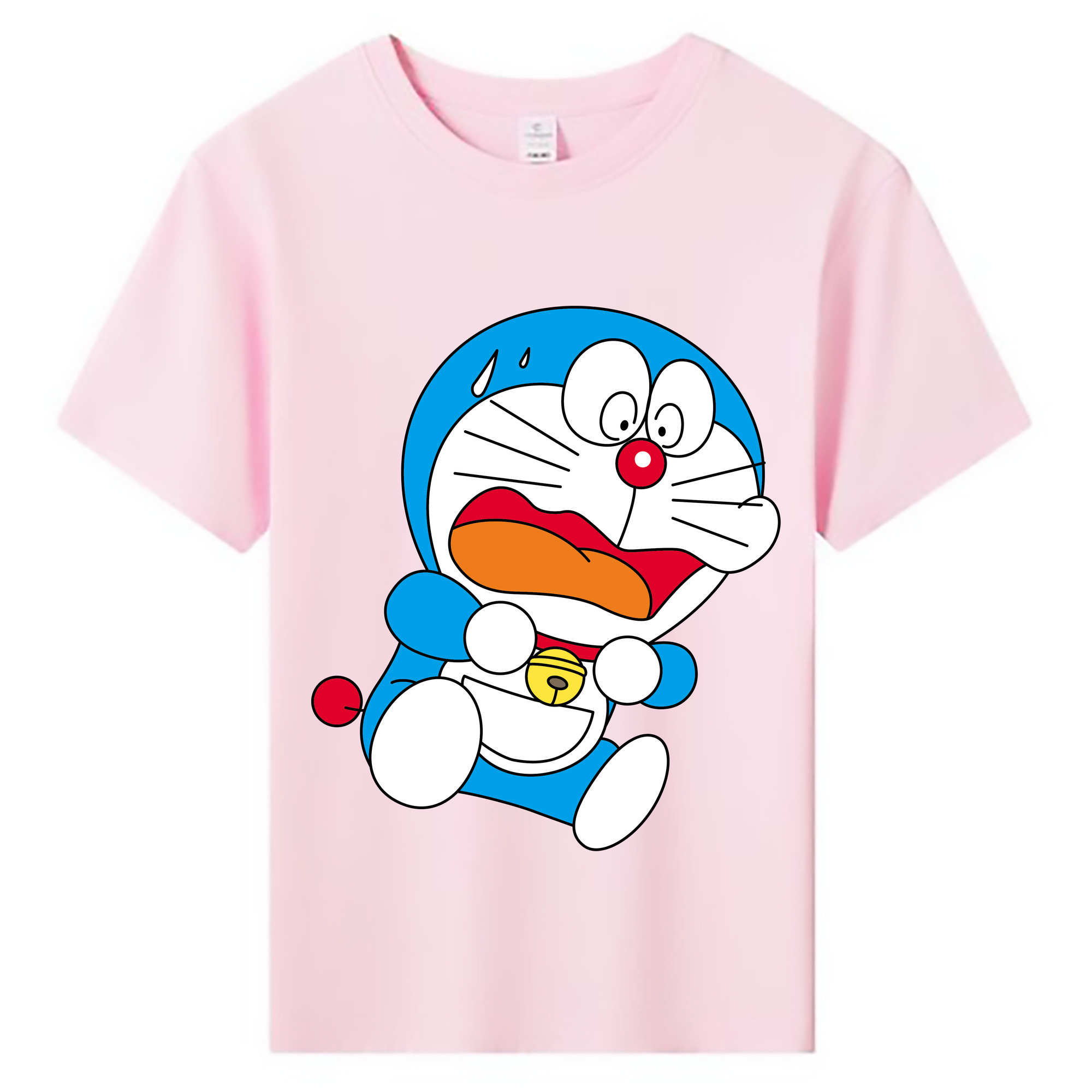 （画像用） ドラえもん Doraemon 綿100％キッズTシャツ（フロントプリント）