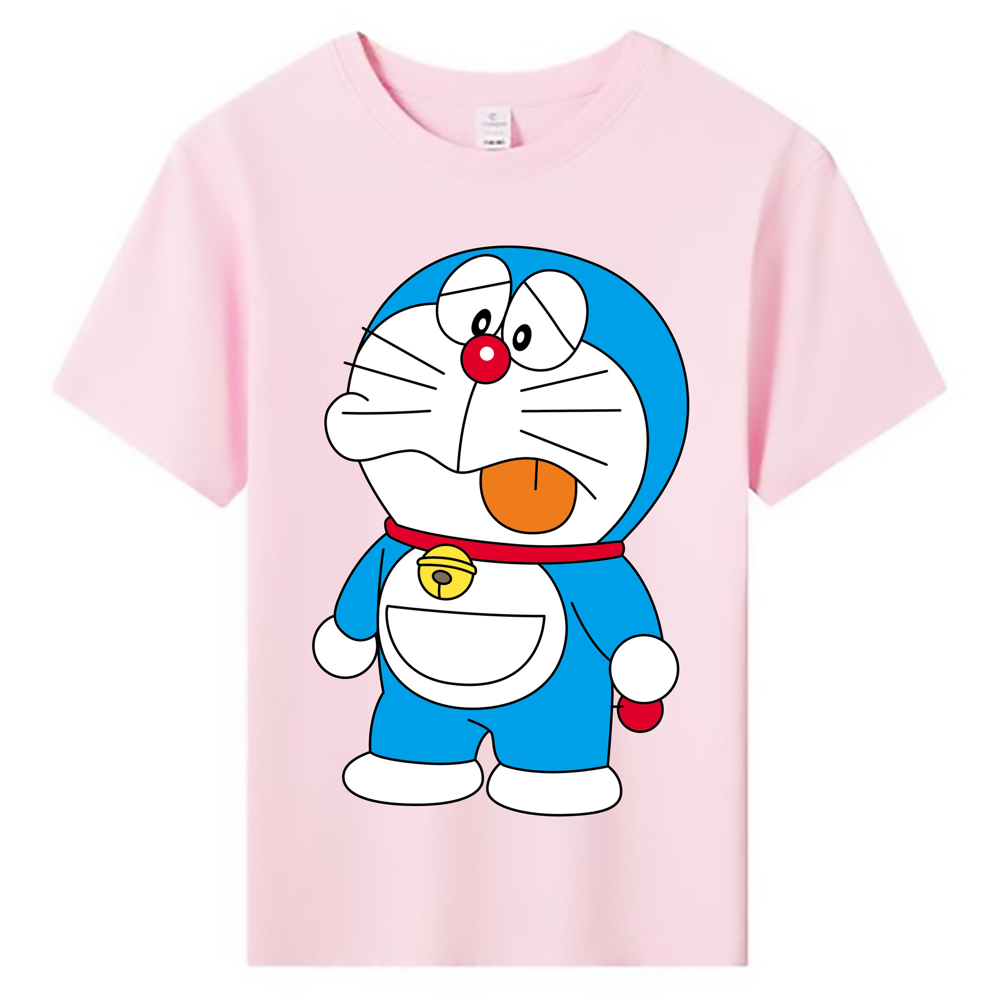 （画像用） ドラえもん Doraemon 綿100％キッズTシャツ（フロントプリント）