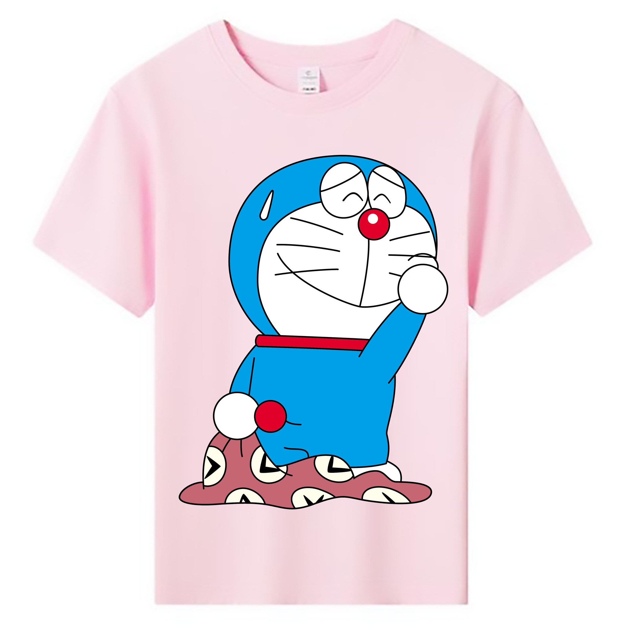 （画像用） ドラえもん Doraemon 綿100％キッズTシャツ（フロントプリント）