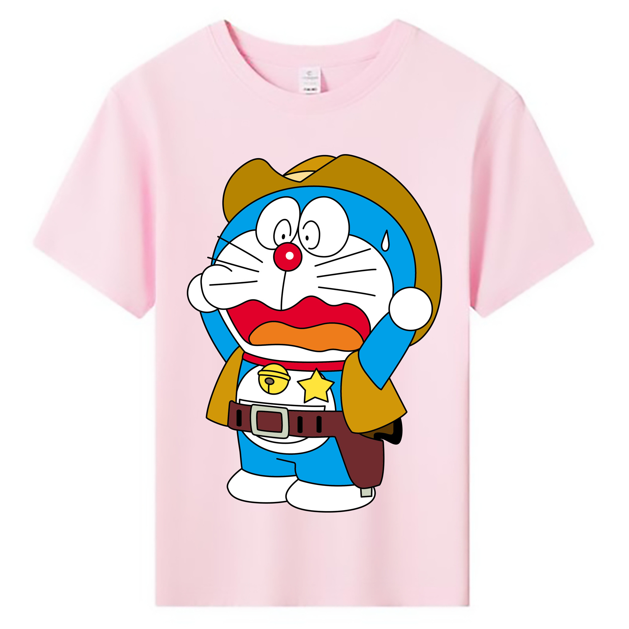 （画像用） ドラえもん Doraemon 綿100％キッズTシャツ（フロントプリント）