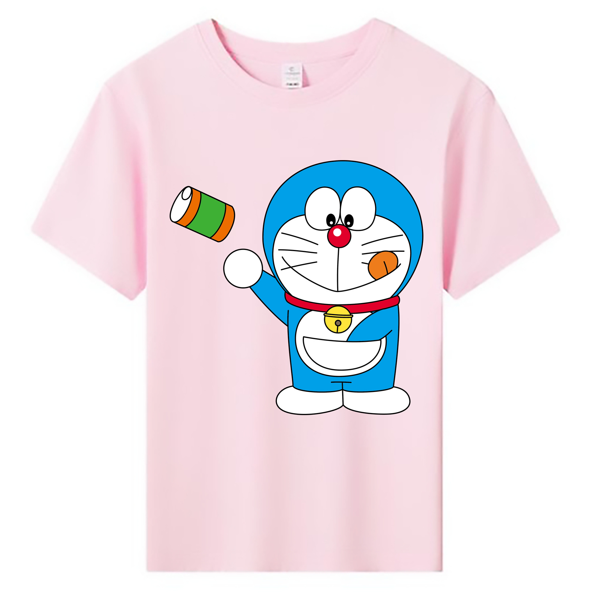 （画像用） ドラえもん Doraemon 綿100％キッズTシャツ（フロントプリント）