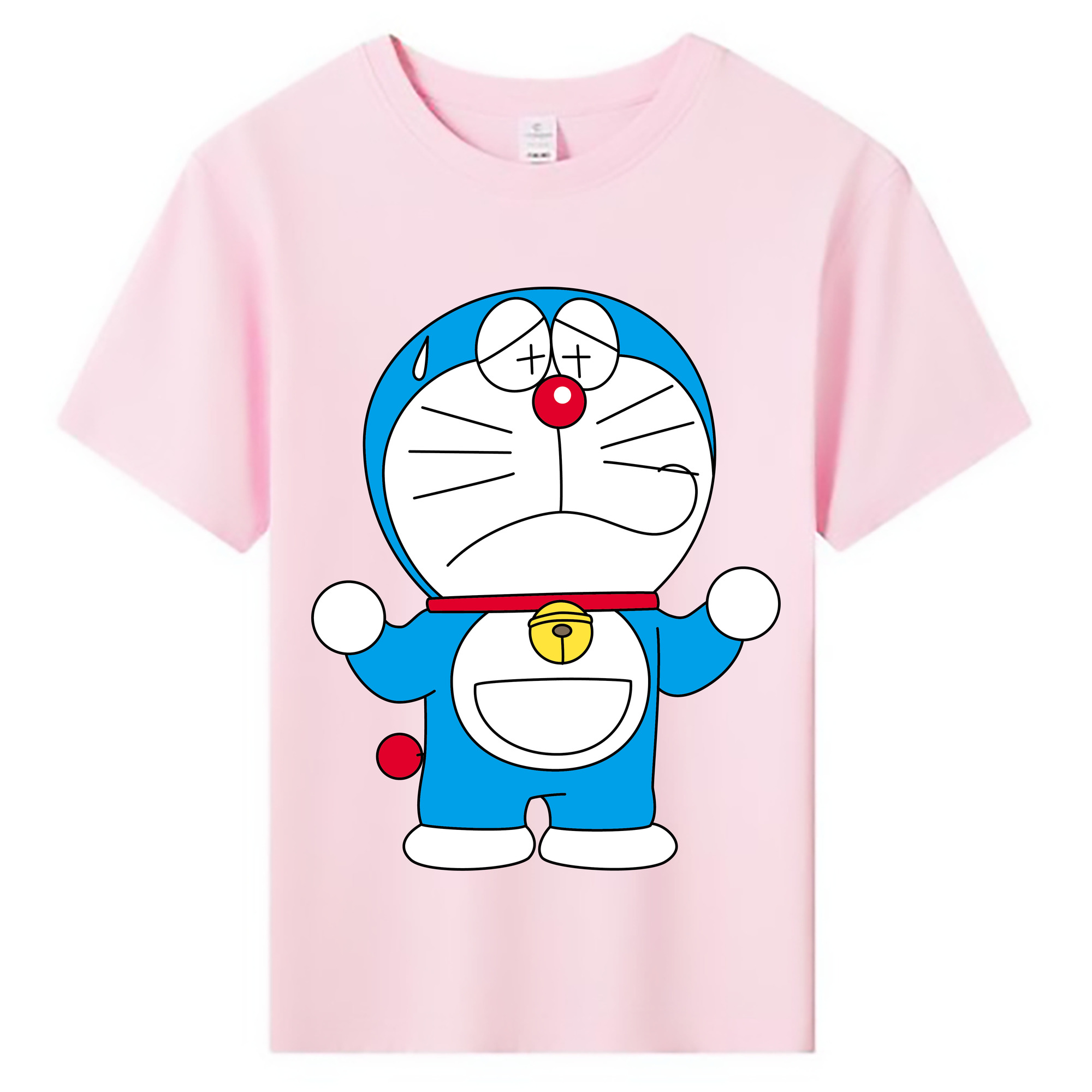 （画像用） ドラえもん Doraemon 綿100％キッズTシャツ（フロントプリント）