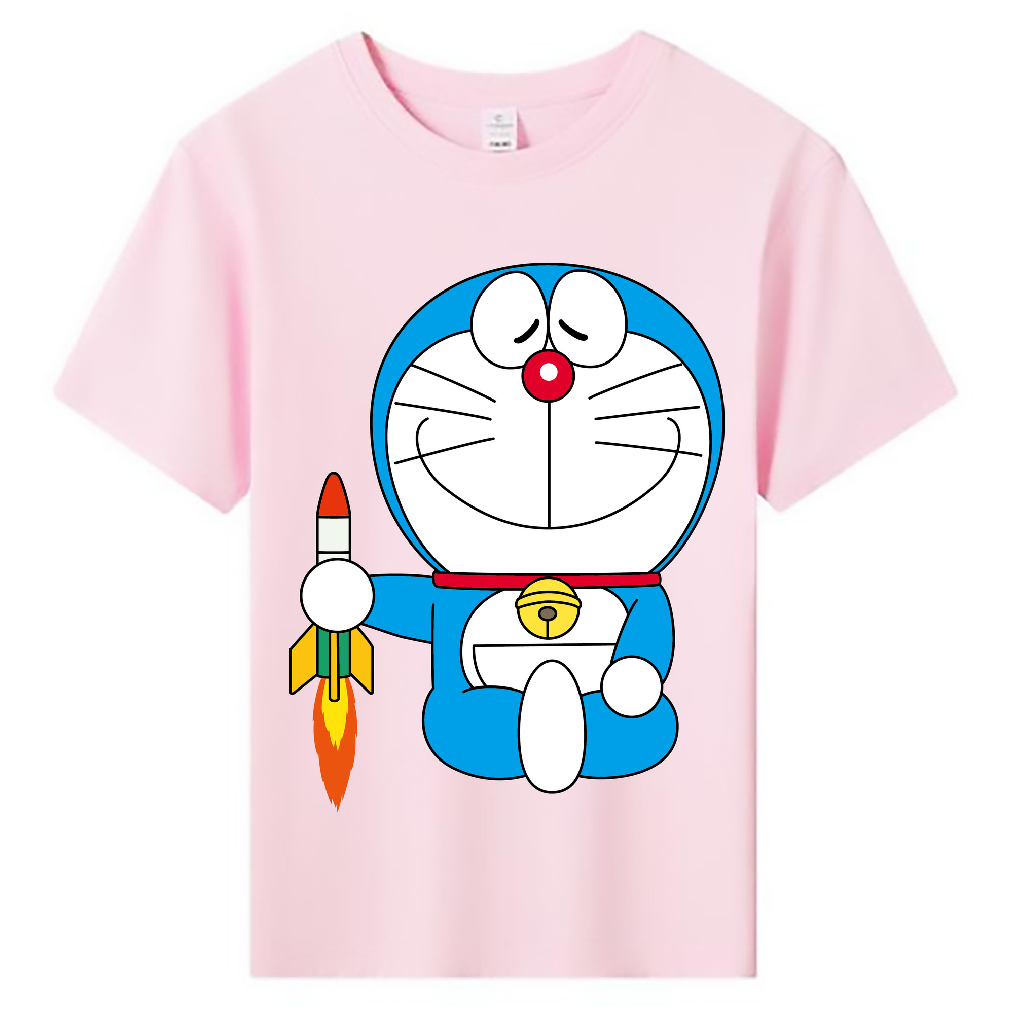 （画像用） ドラえもん Doraemon 綿100％キッズTシャツ（フロントプリント）