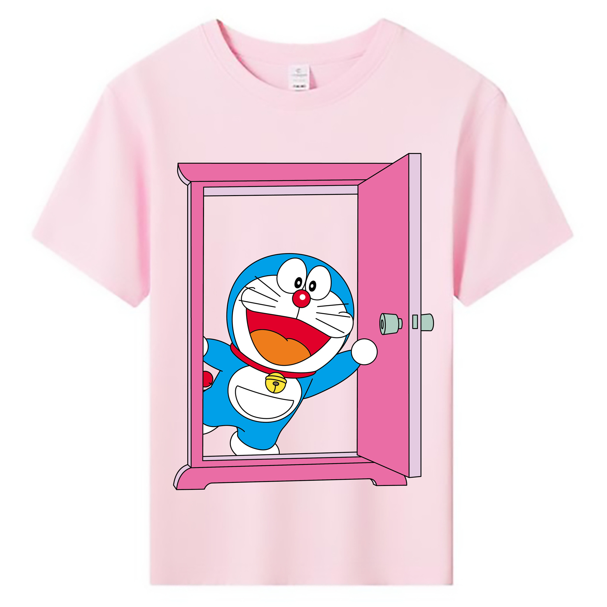 （画像用） ドラえもん Doraemon 綿100％キッズTシャツ（フロントプリント）
