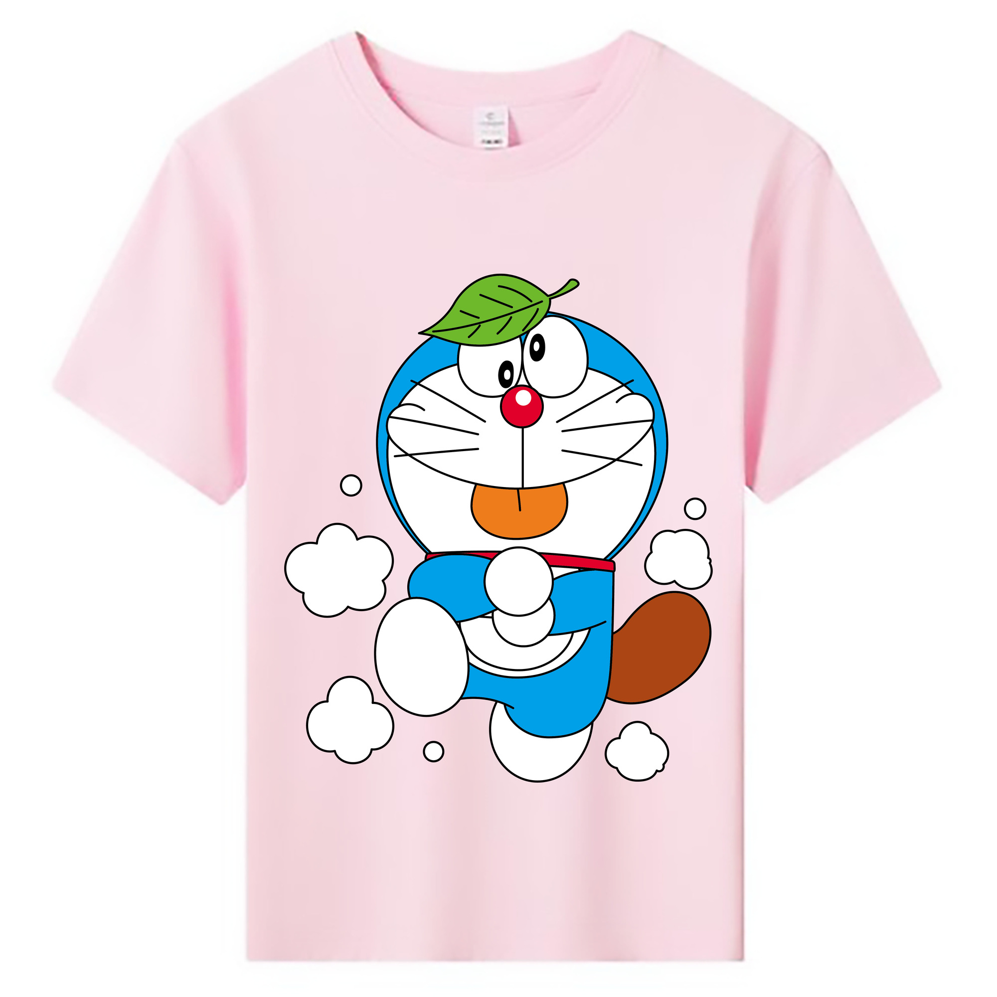（画像用） ドラえもん Doraemon 綿100％キッズTシャツ（フロントプリント）