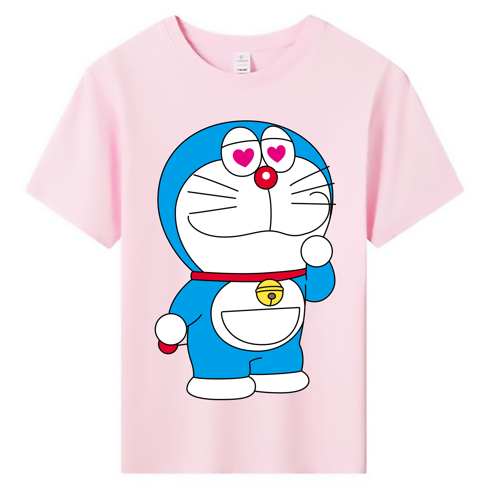 （画像用） ドラえもん Doraemon 綿100％キッズTシャツ（フロントプリント）