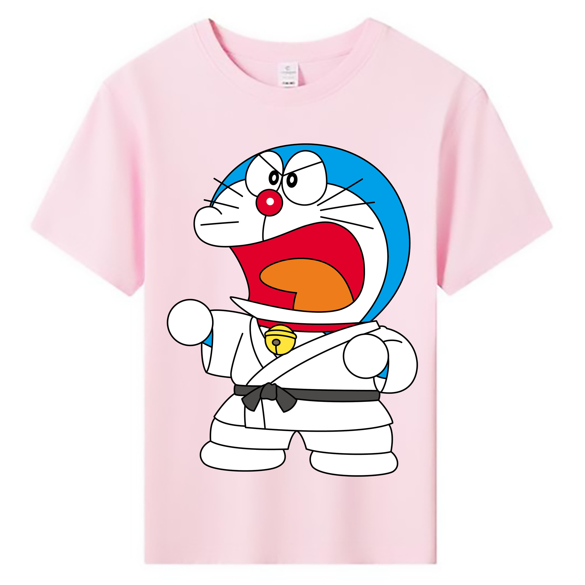 （画像用） ドラえもん Doraemon 綿100％キッズTシャツ（フロントプリント）