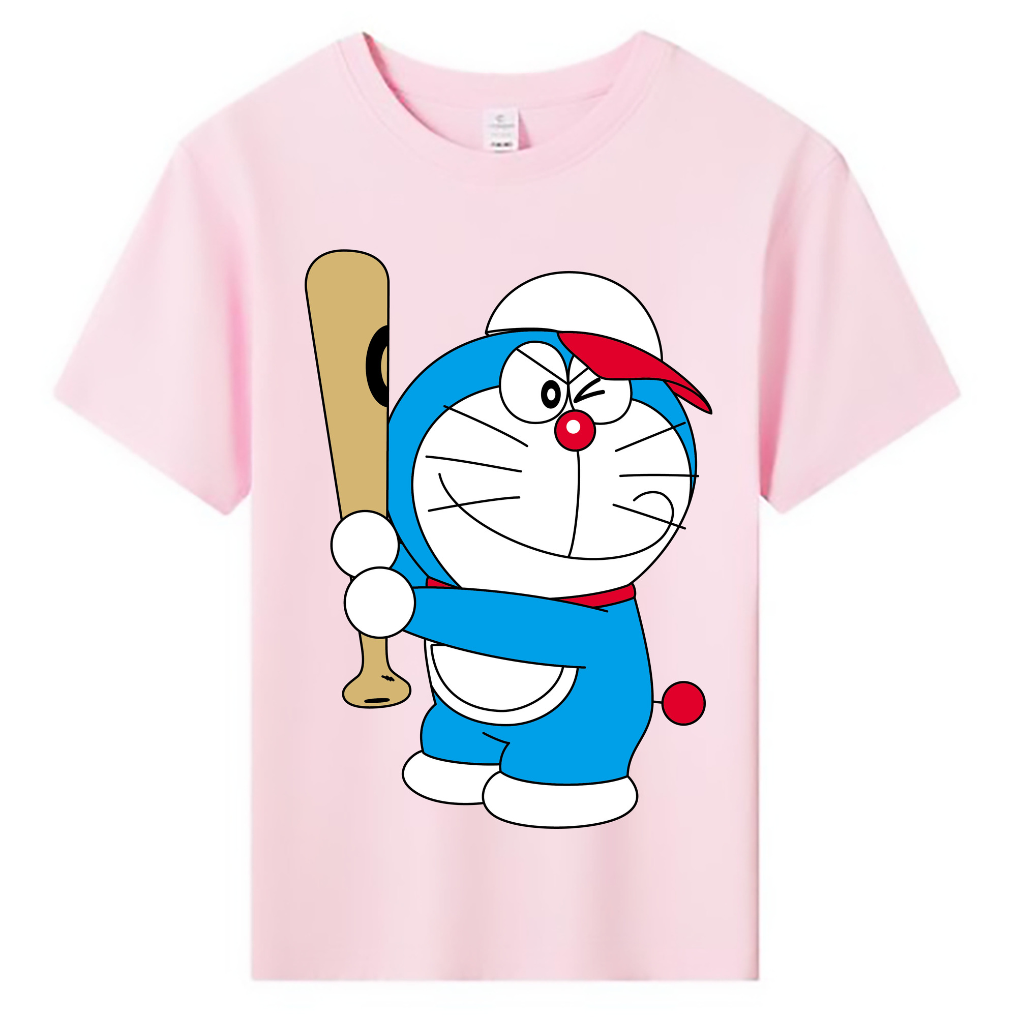 （画像用） ドラえもん Doraemon 綿100％キッズTシャツ（フロントプリント）