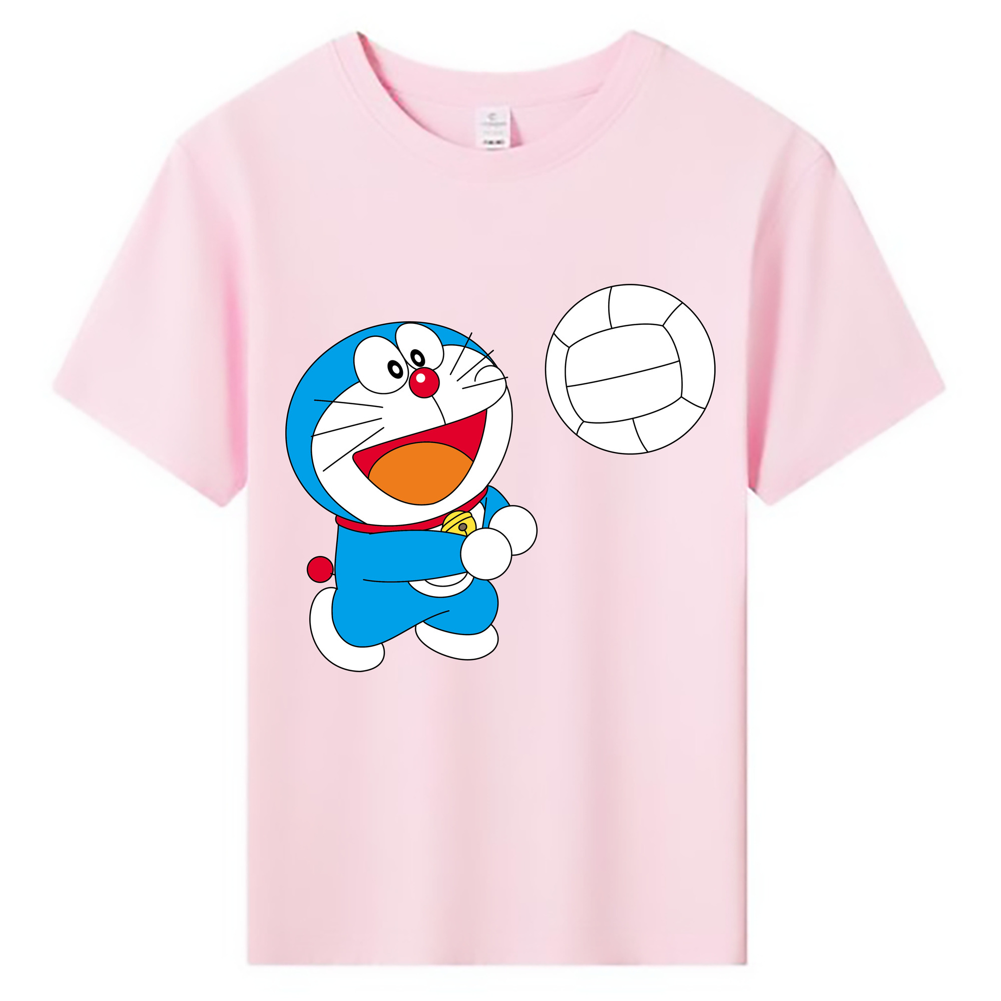 （画像用） ドラえもん Doraemon 綿100％キッズTシャツ（フロントプリント）
