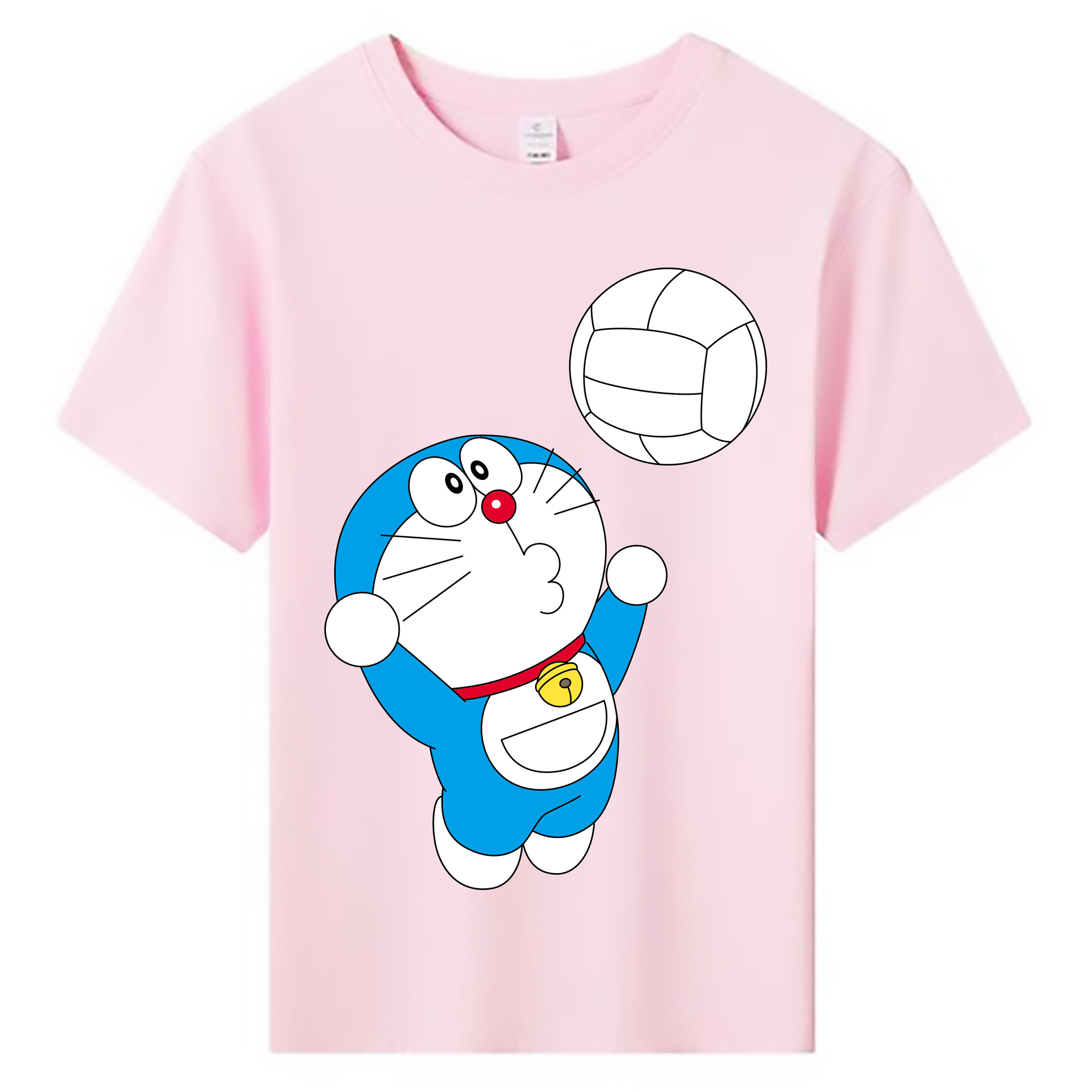 （画像用） ドラえもん Doraemon 綿100％キッズTシャツ（フロントプリント）