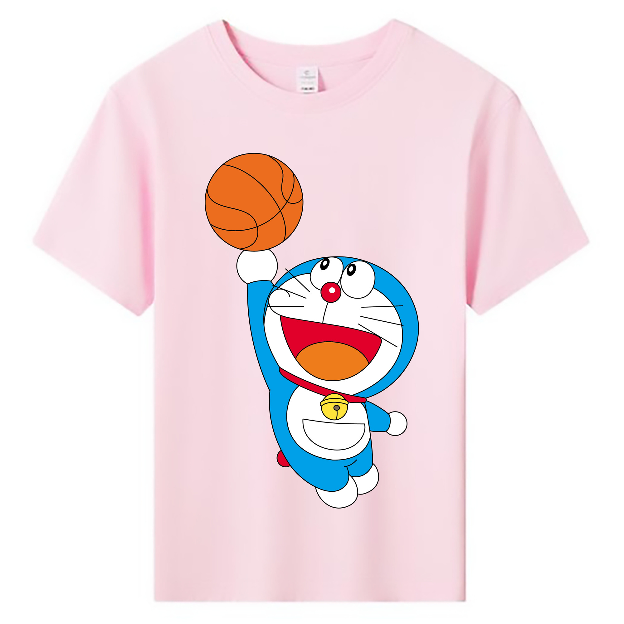（画像用） ドラえもん Doraemon 綿100％キッズTシャツ（フロントプリント）