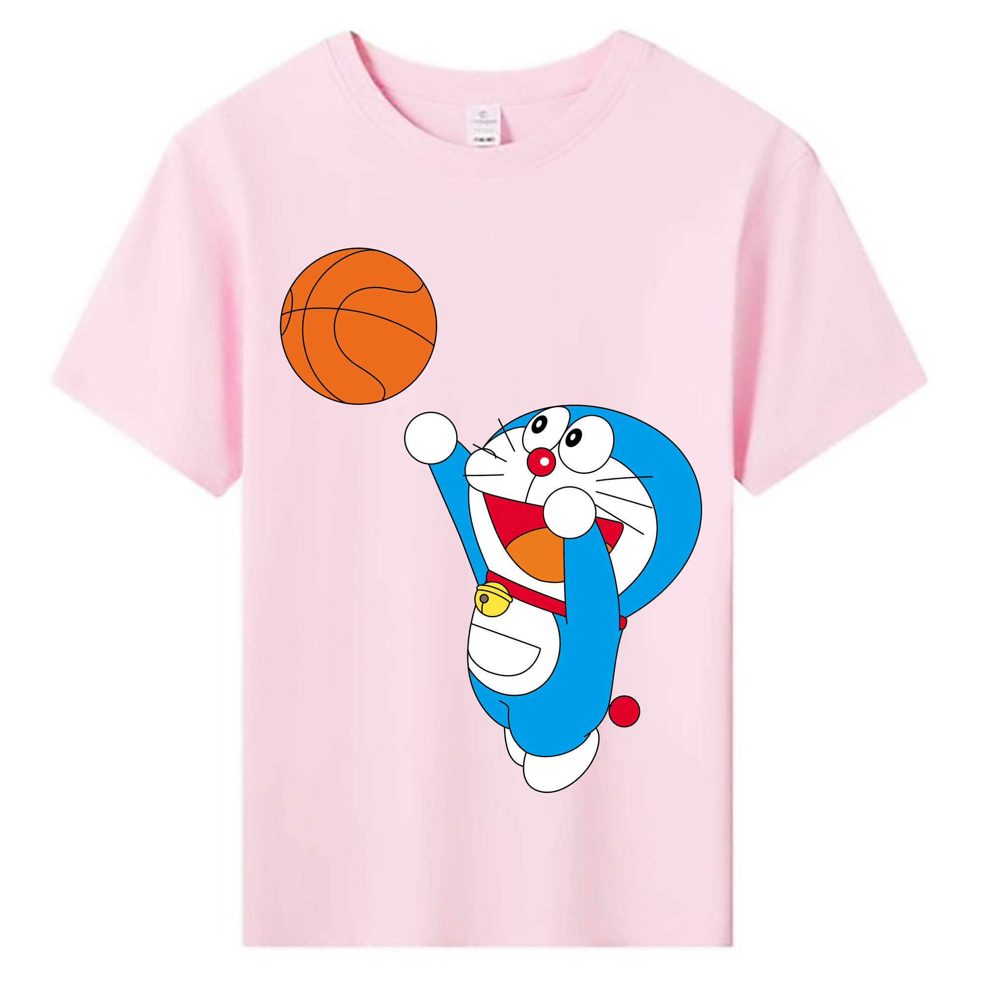 （画像用） ドラえもん Doraemon 綿100％キッズTシャツ（フロントプリント）