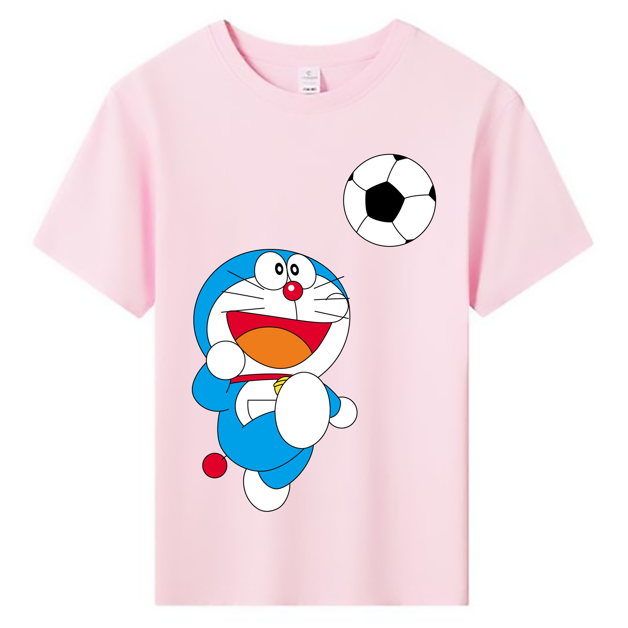 （画像用） ドラえもん Doraemon 綿100％キッズTシャツ（フロントプリント）