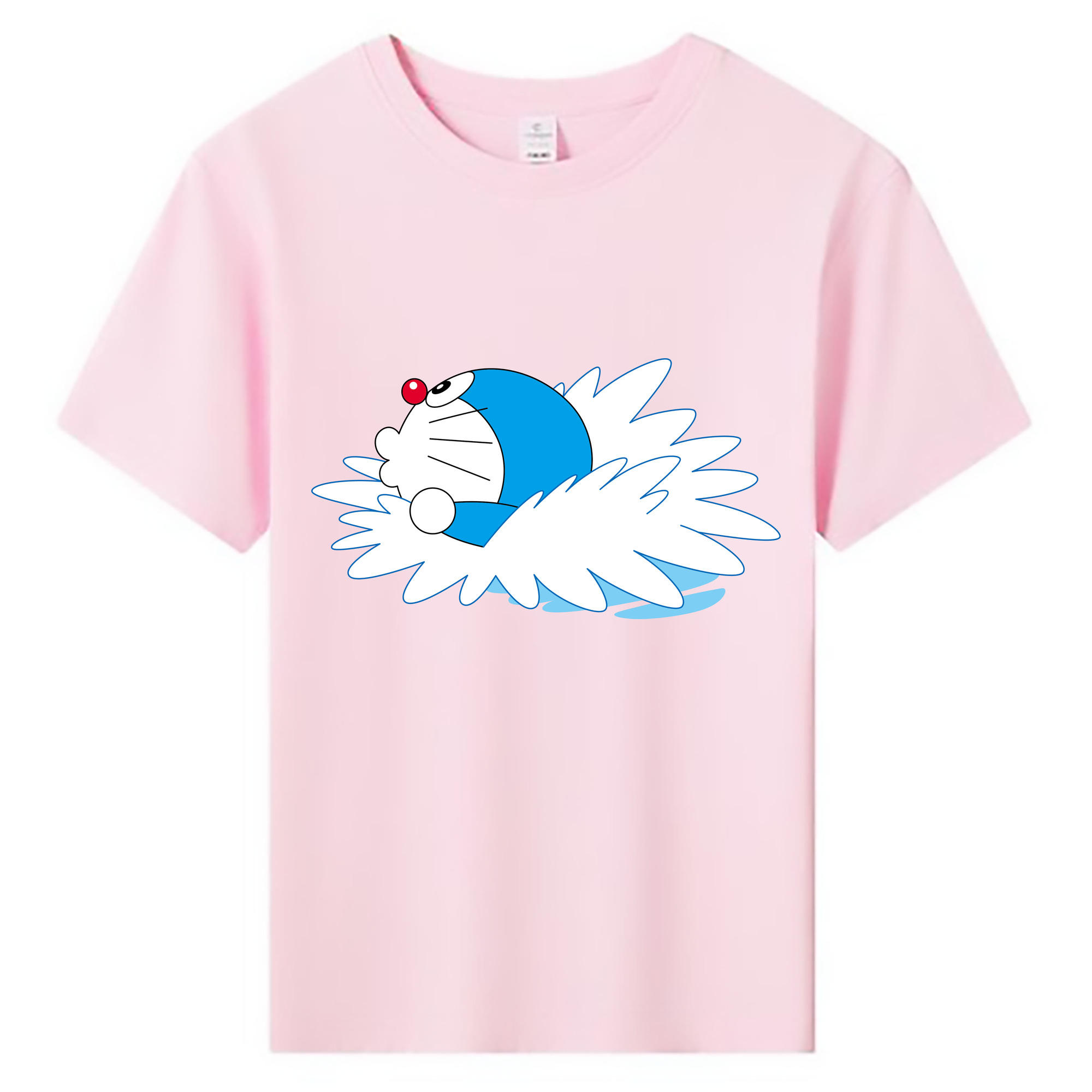 （画像用） ドラえもん Doraemon 綿100％キッズTシャツ（フロントプリント）