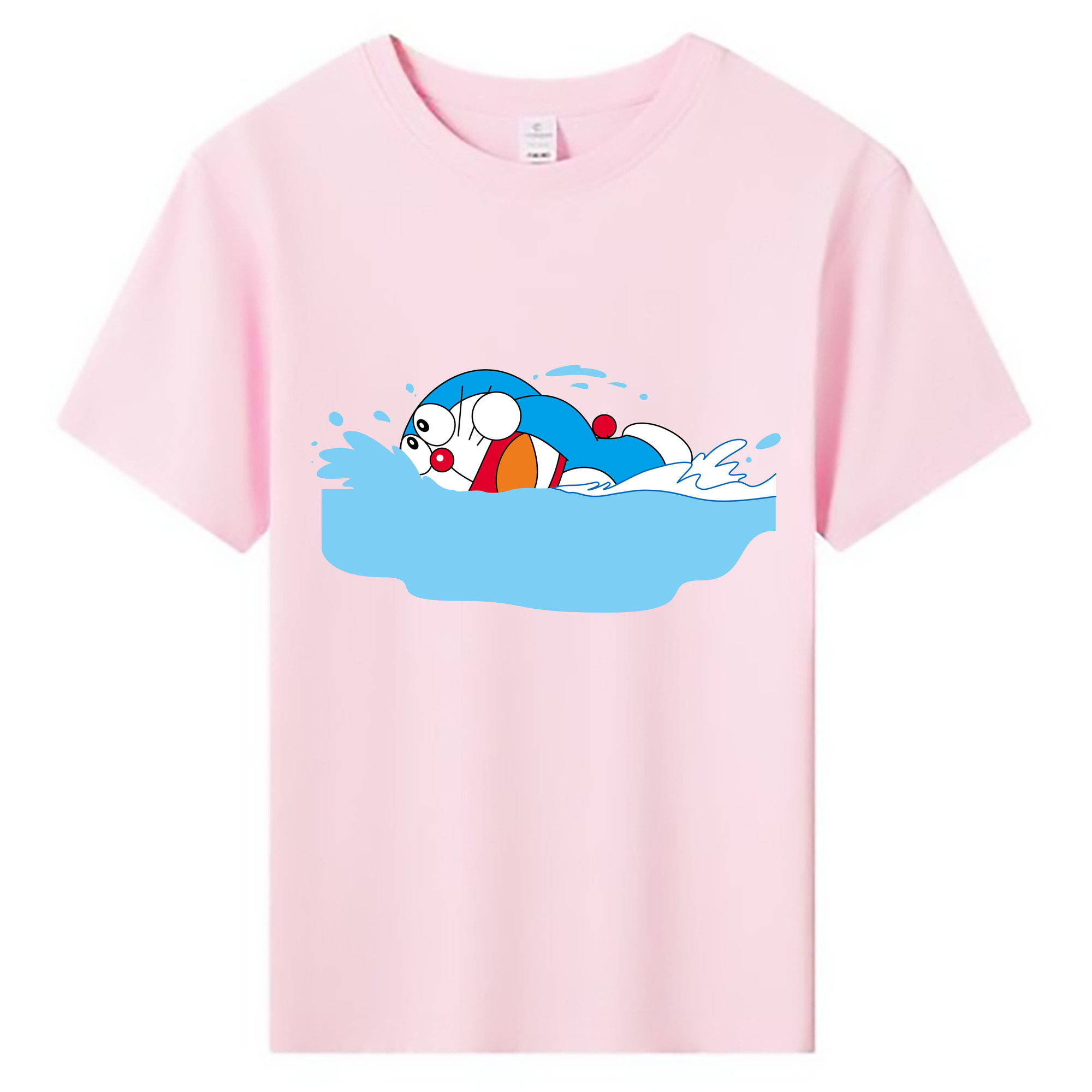 （画像用） ドラえもん Doraemon 綿100％キッズTシャツ（フロントプリント）