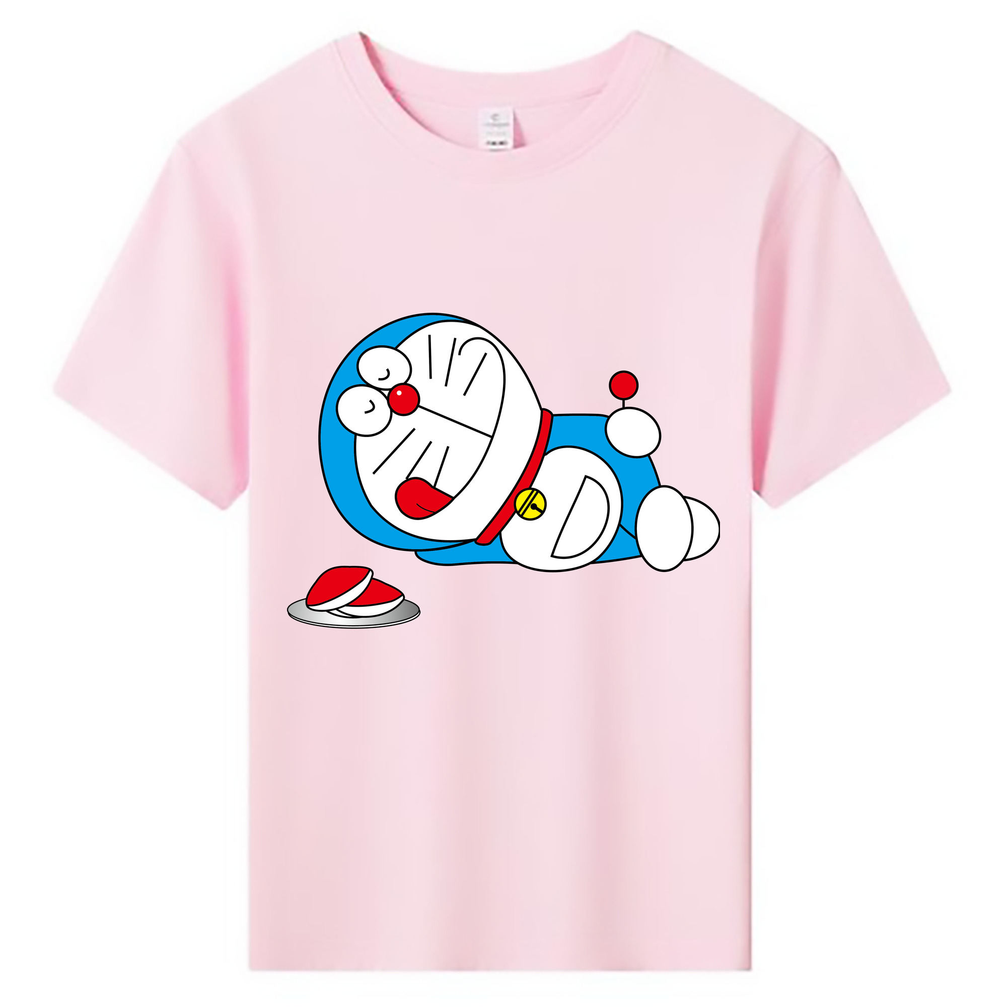 （画像用） ドラえもん Doraemon 綿100％キッズTシャツ（フロントプリント）