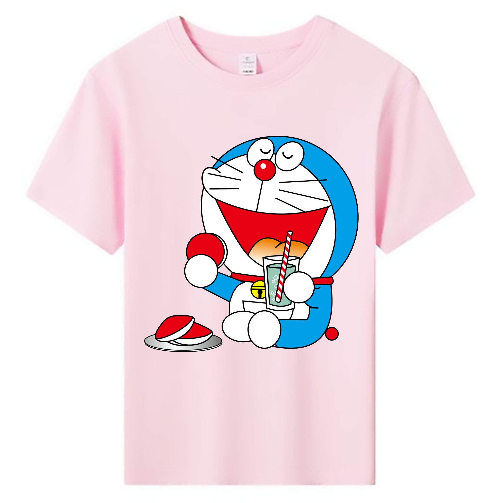 （画像用） ドラえもん Doraemon 綿100％キッズTシャツ（フロントプリント）