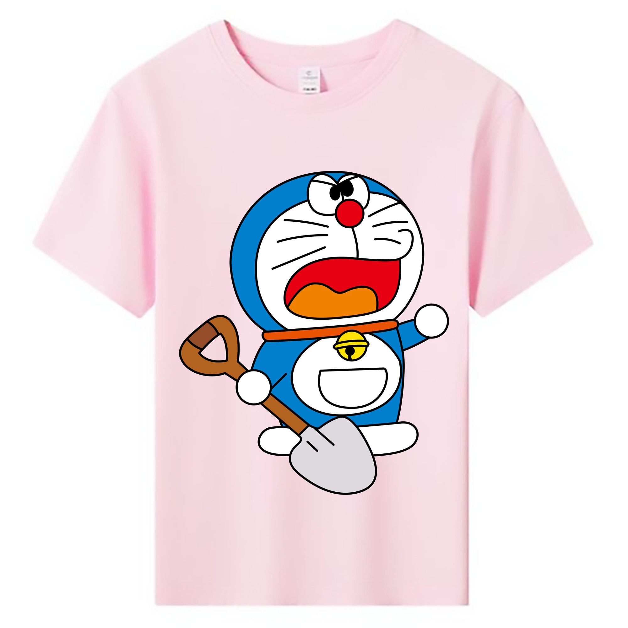 （画像用） ドラえもん Doraemon 綿100％キッズTシャツ（フロントプリント）
