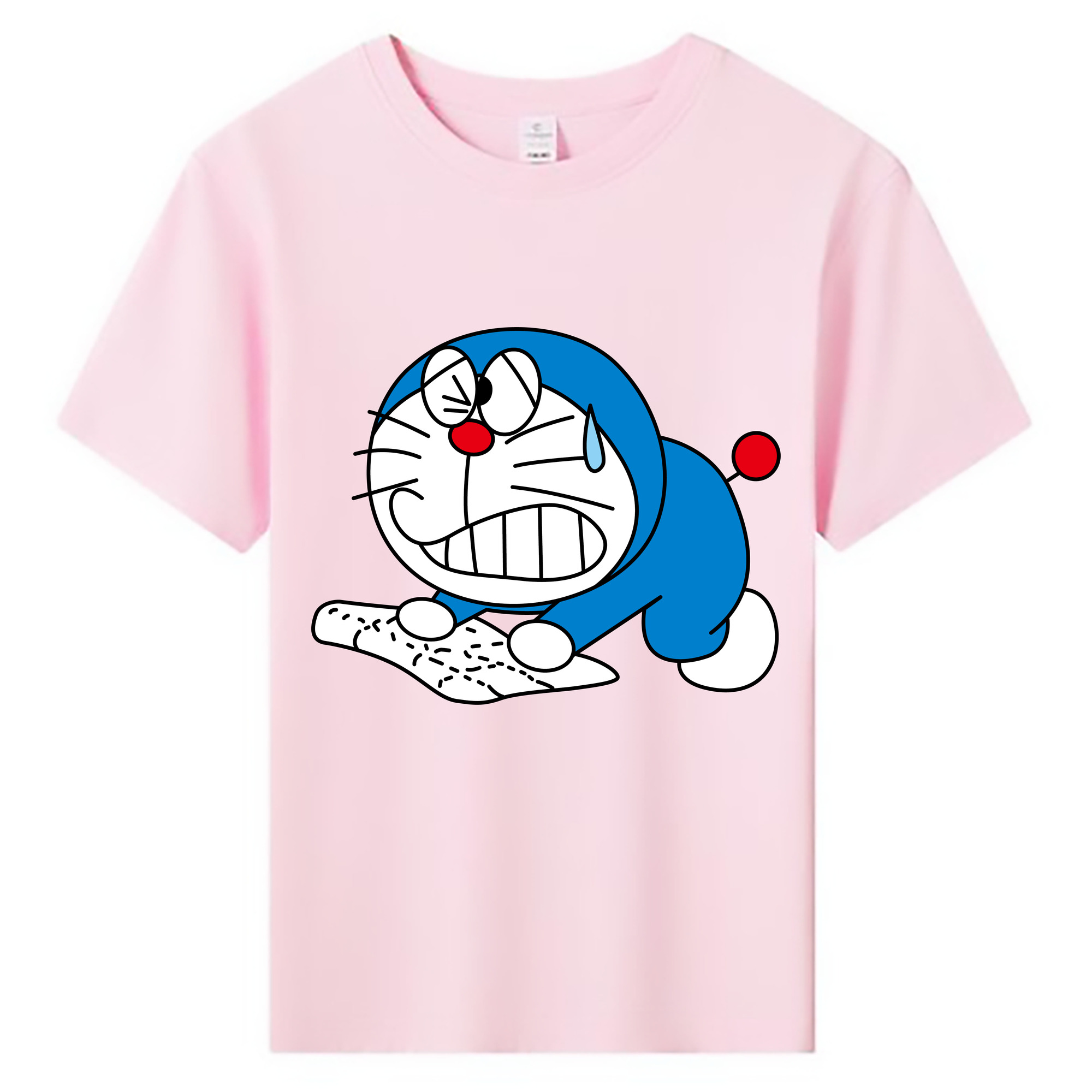 （画像用） ドラえもん Doraemon 綿100％キッズTシャツ（フロントプリント）