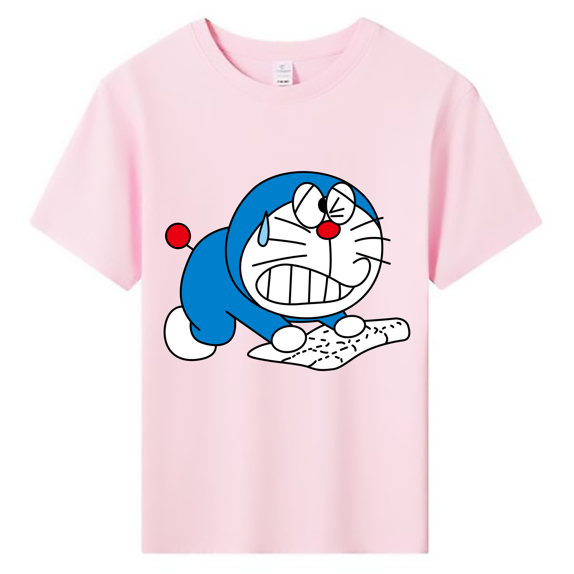 （画像用） ドラえもん Doraemon 綿100％キッズTシャツ（フロントプリント）