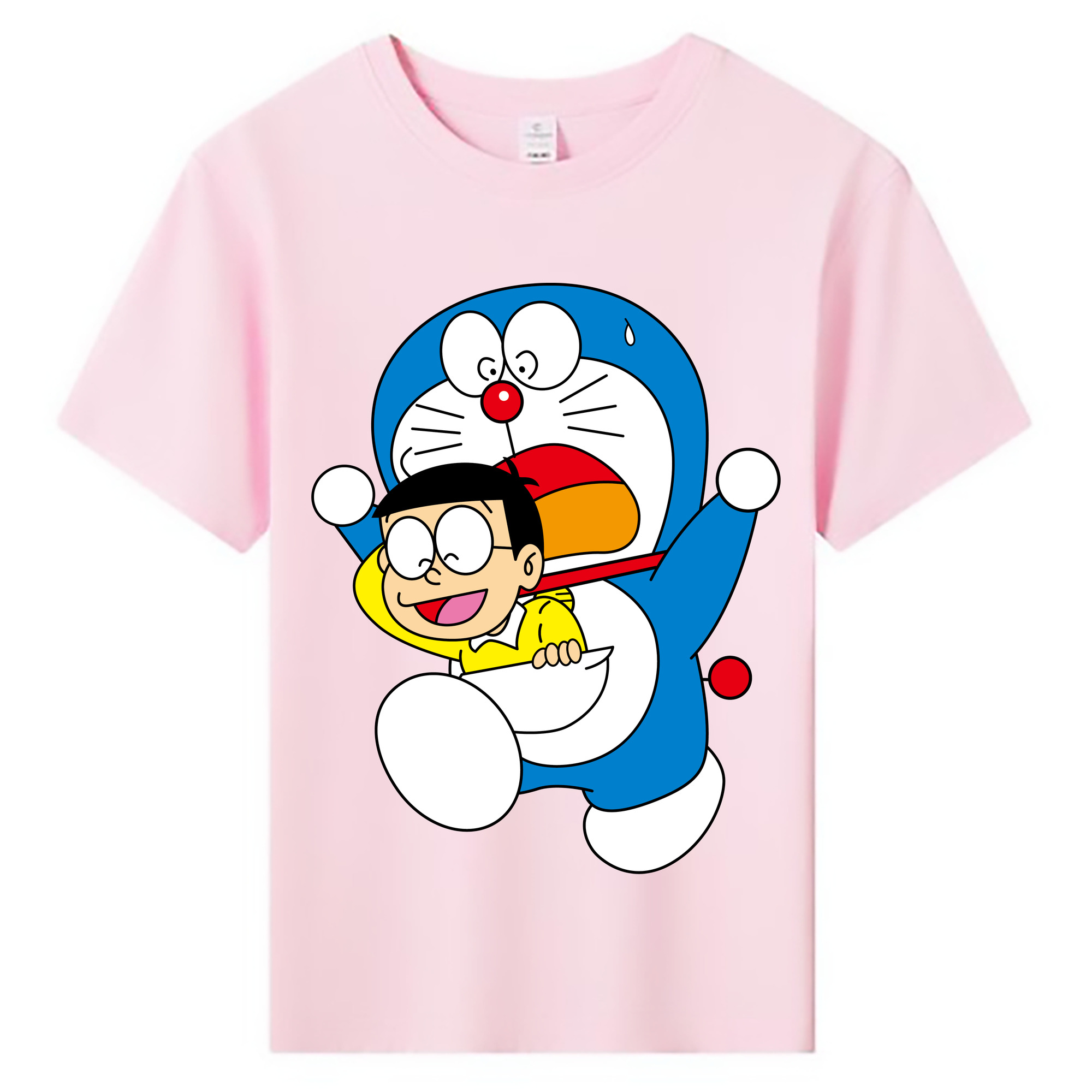 （画像用） ドラえもん Doraemon 綿100％キッズTシャツ（フロントプリント）
