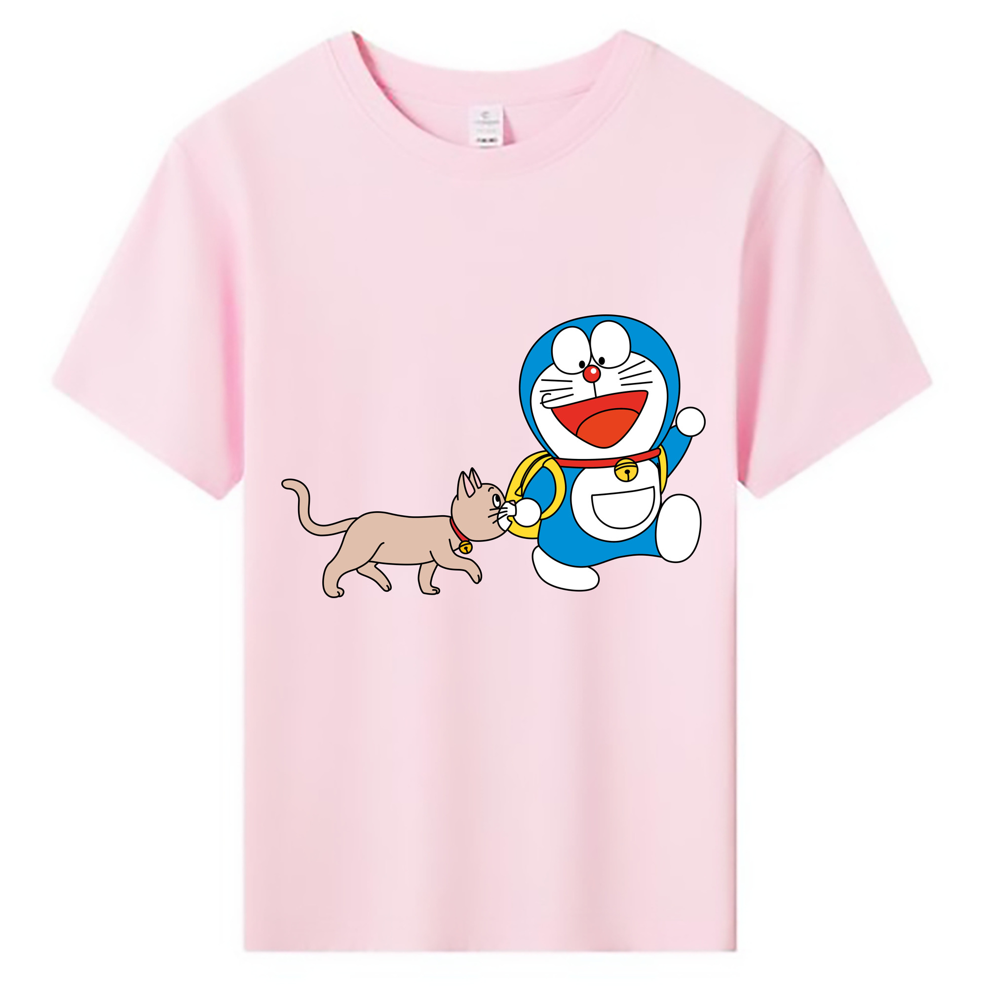 （画像用） ドラえもん Doraemon 綿100％キッズTシャツ（フロントプリント）