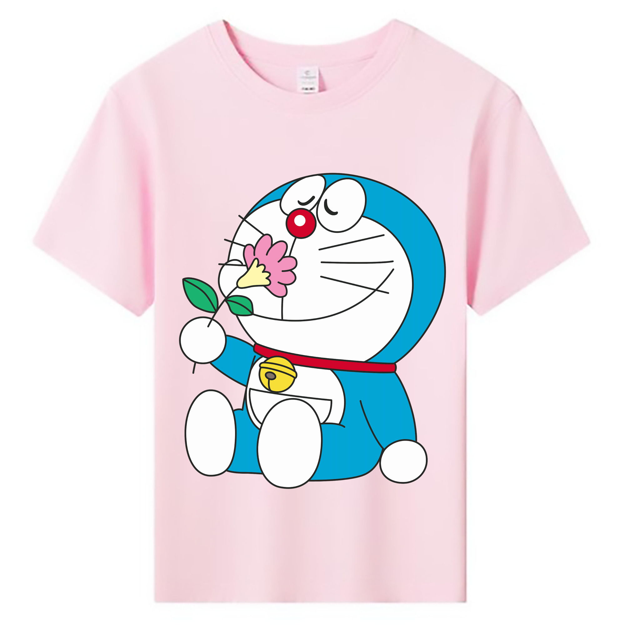 （画像用） ドラえもん Doraemon 綿100％キッズTシャツ（フロントプリント）