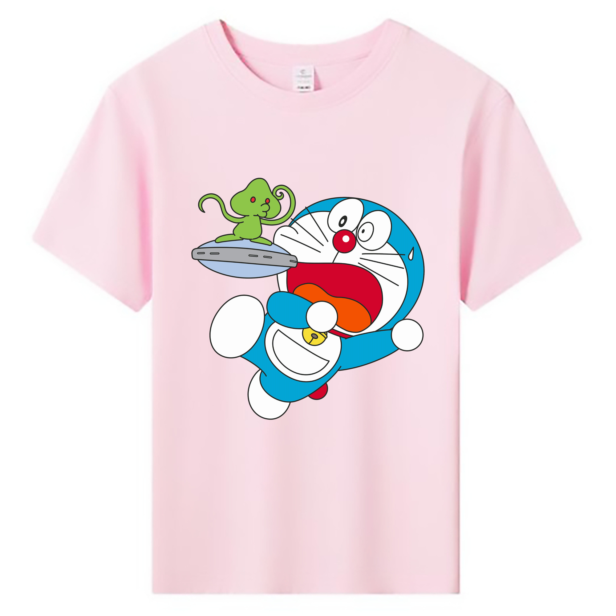 （画像用） ドラえもん Doraemon 綿100％キッズTシャツ（フロントプリント）
