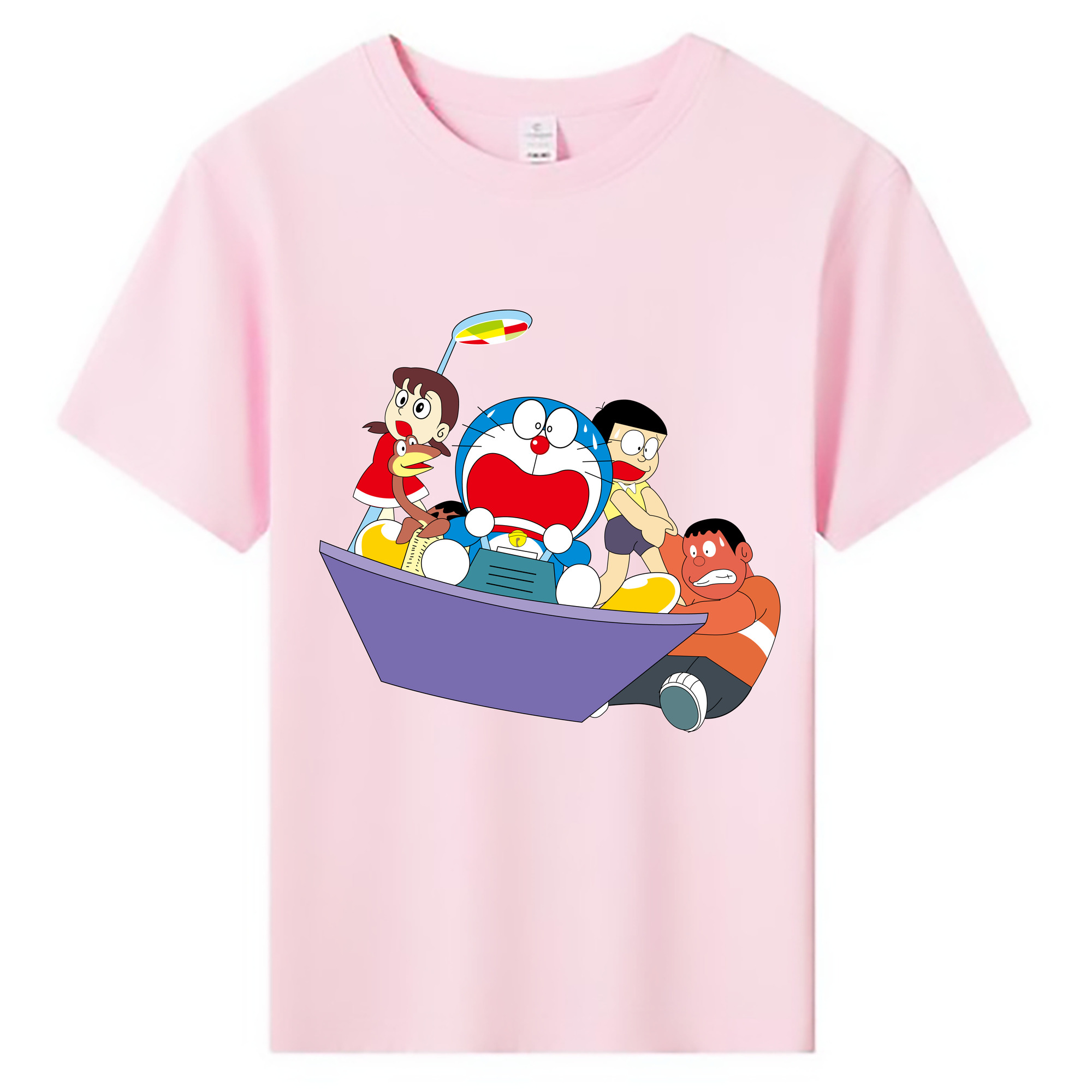 （画像用） ドラえもん Doraemon 綿100％キッズTシャツ（フロントプリント）
