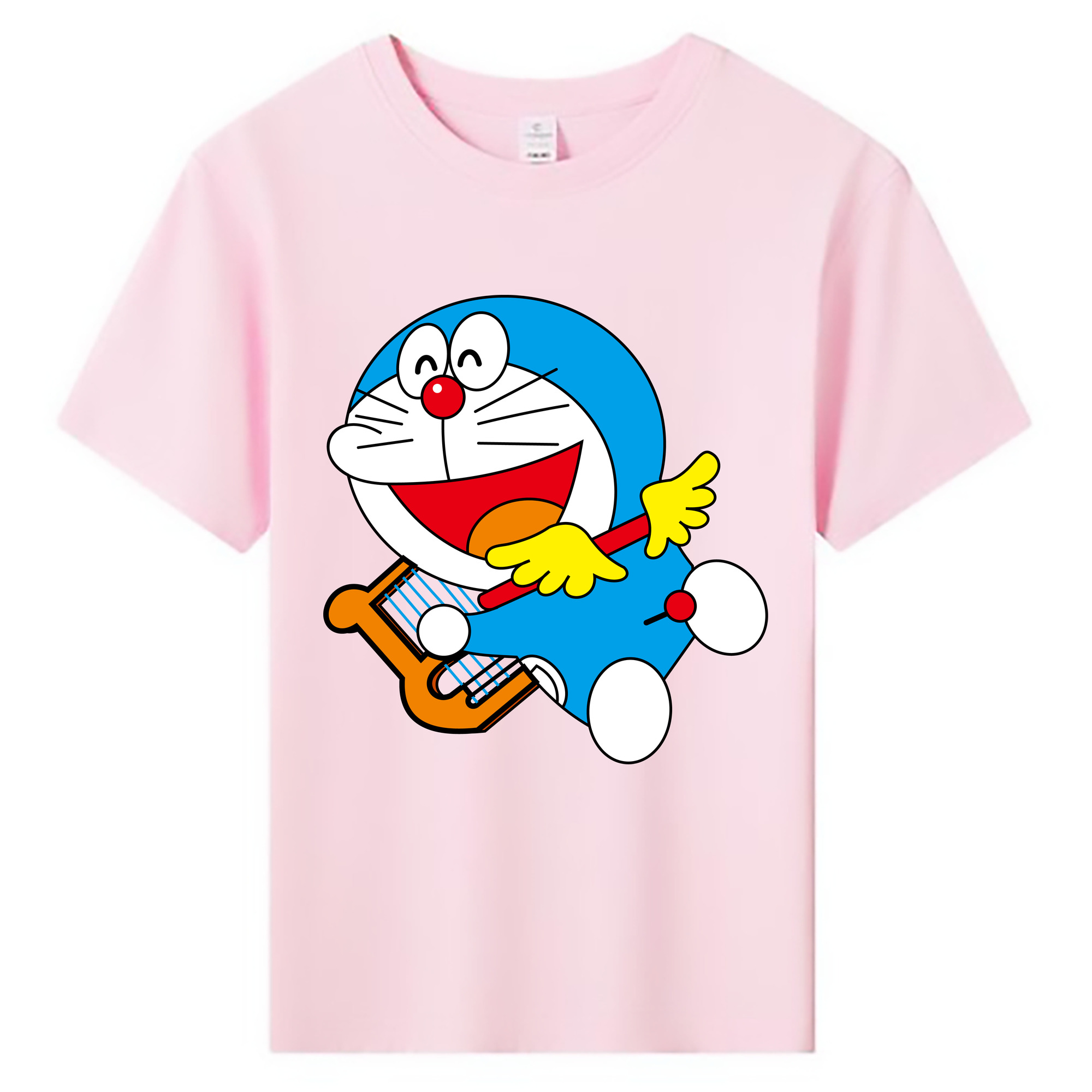 （画像用） ドラえもん Doraemon 綿100％キッズTシャツ（フロントプリント）