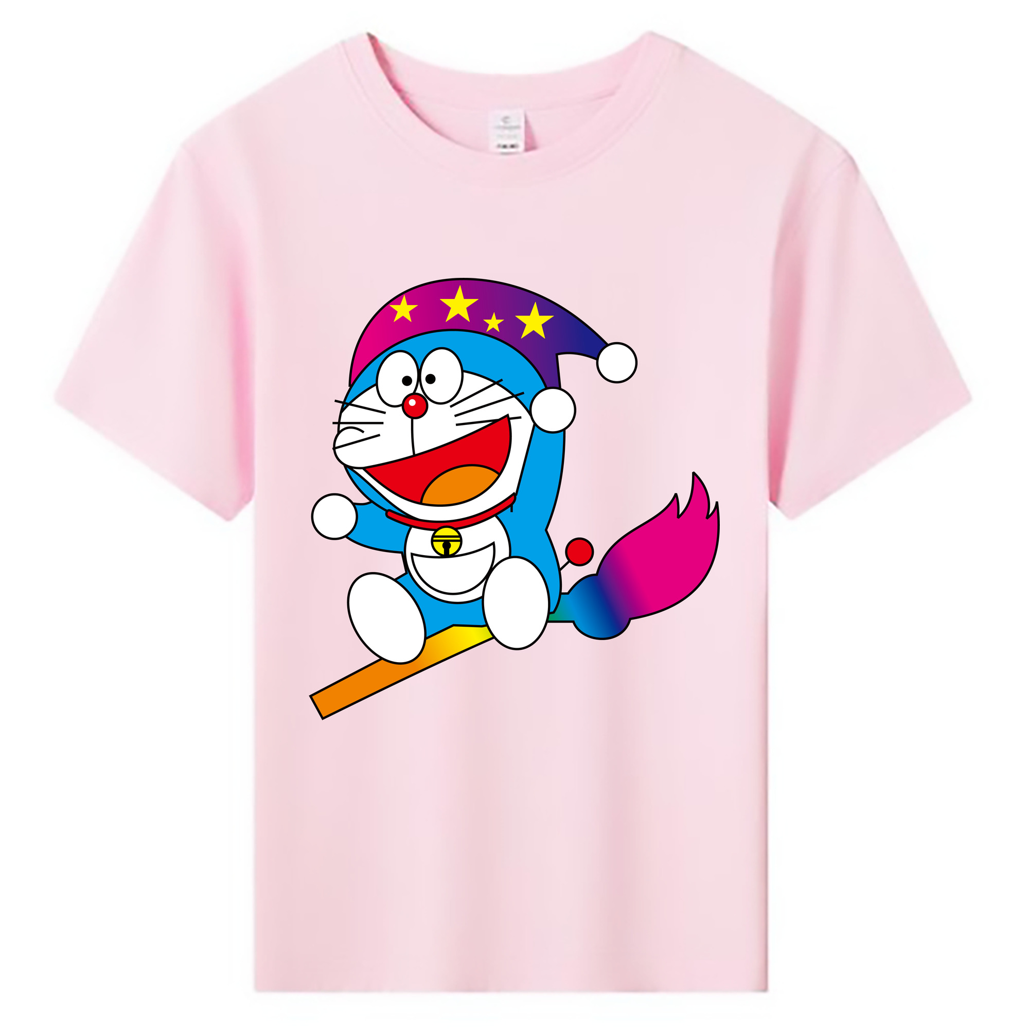 （画像用） ドラえもん Doraemon 綿100％キッズTシャツ（フロントプリント）