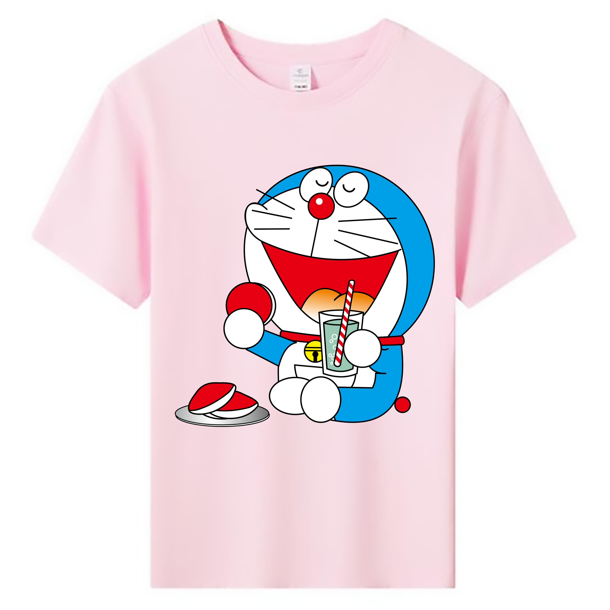 （画像用） ドラえもん Doraemon 綿100％キッズTシャツ（フロントプリント）