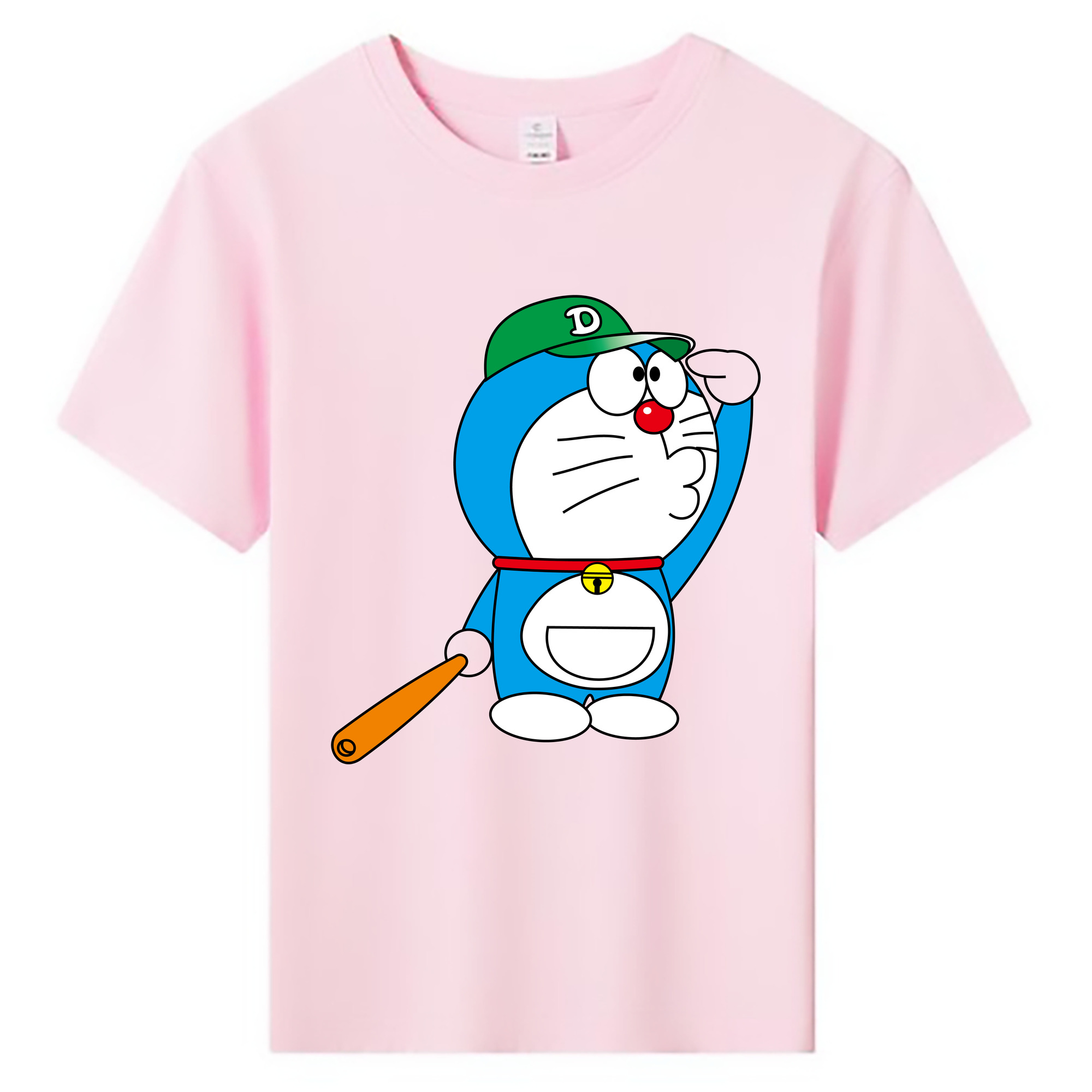 （画像用） ドラえもん Doraemon 綿100％キッズTシャツ（フロントプリント）
